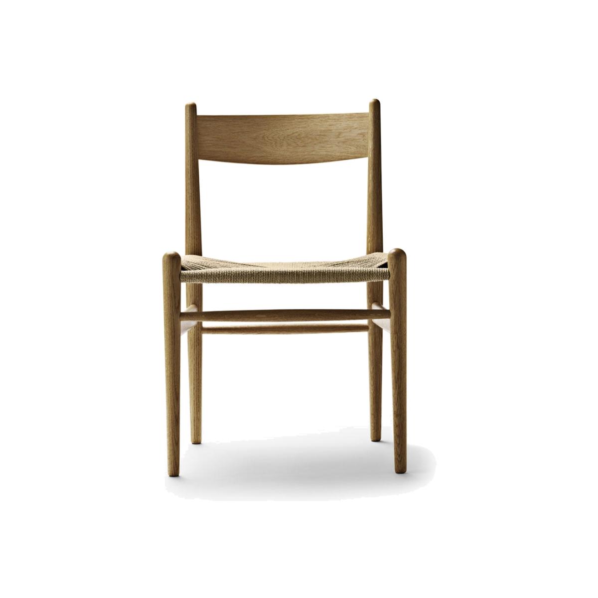 Carl Hansen & Son CH36 Chair Smoked Oiled Oak with Natural Cord - Heal's UK Furniture – image 1
