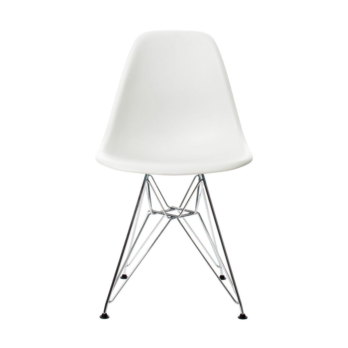 Vitra Eames DSR Side Chair New Height Light Grey Basic Dark Powder Coated Base - Heal's UK Furniture – image 17