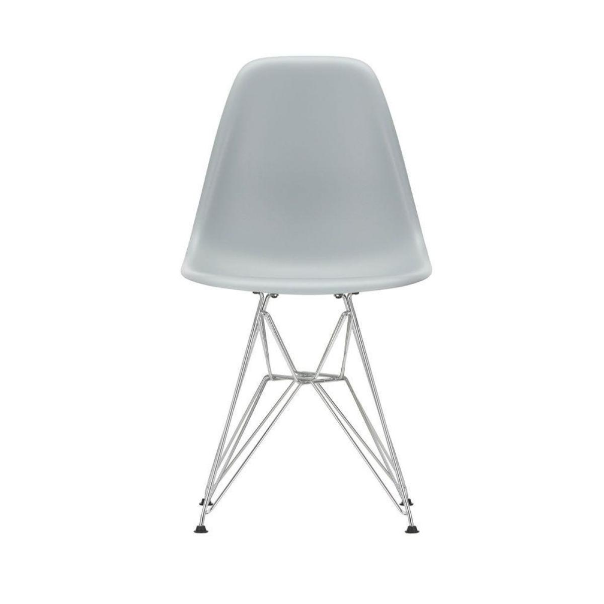 Vitra Eames DSR Side Chair New Height Light Grey Basic Dark Powder Coated Base - Heal's UK Furniture – image 22
