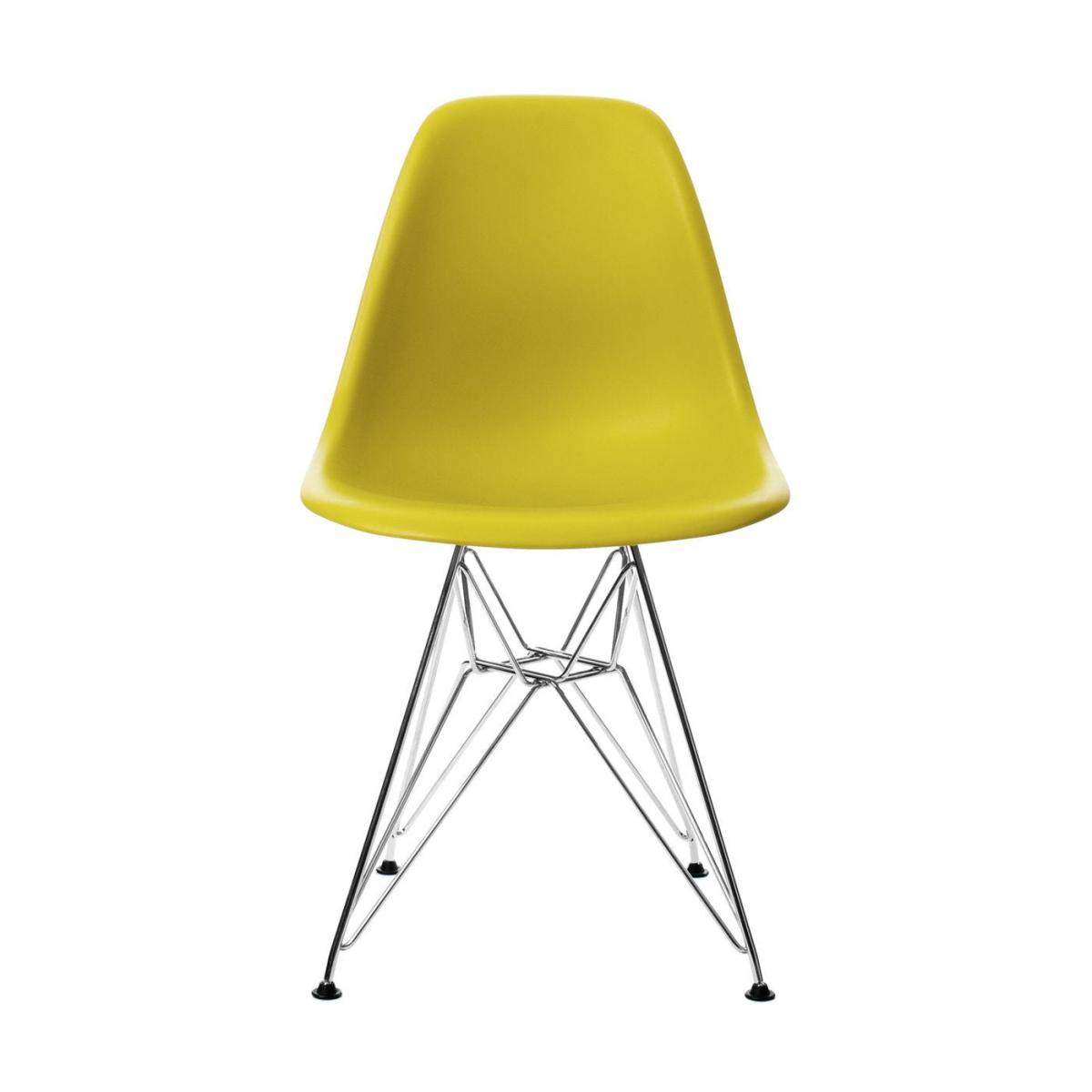 Vitra Eames DSR Side Chair New Height Light Grey Basic Dark Powder Coated Base - Heal's UK Furniture – image 23