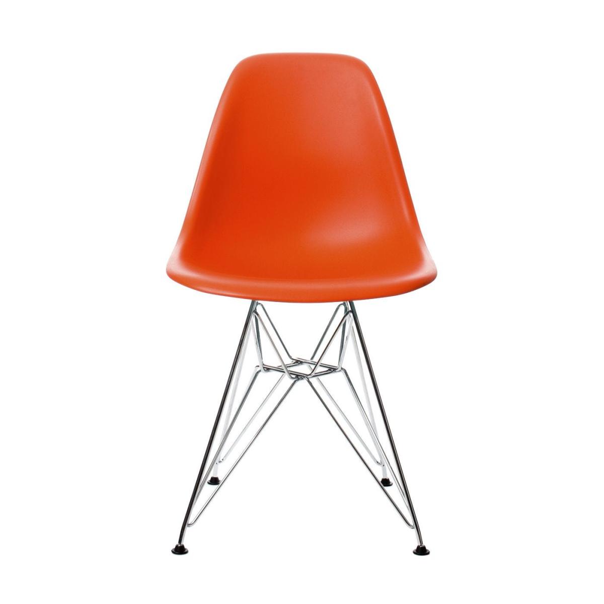 Vitra Eames DSR Side Chair New Height Light Grey Basic Dark Powder Coated Base - Heal's UK Furniture – image 24