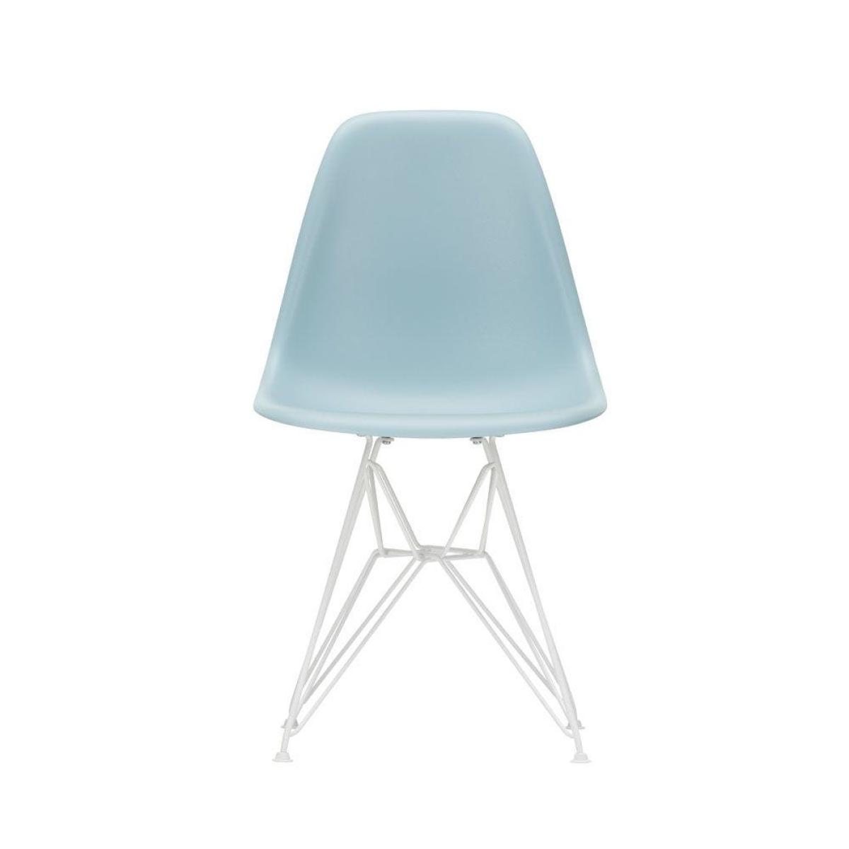 Vitra Eames DSR Side Chair New Height Light Grey Basic Dark Powder Coated Base - Heal's UK Furniture – image 30