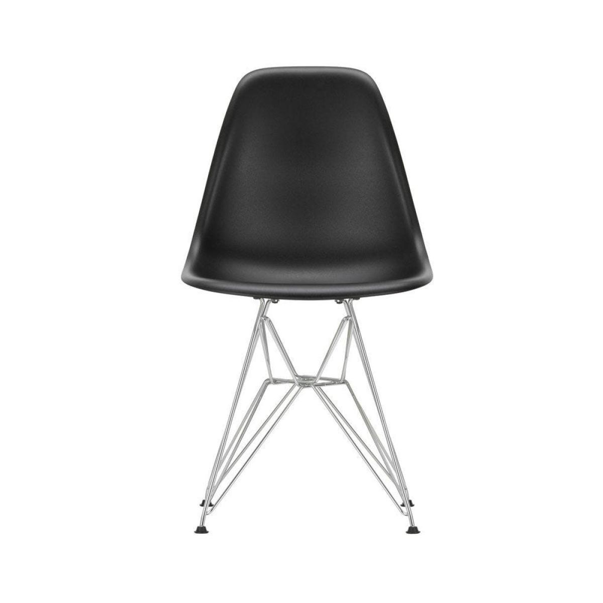 Vitra Eames DSR Side Chair New Height Light Grey Basic Dark Powder Coated Base - Heal's UK Furniture – image 32