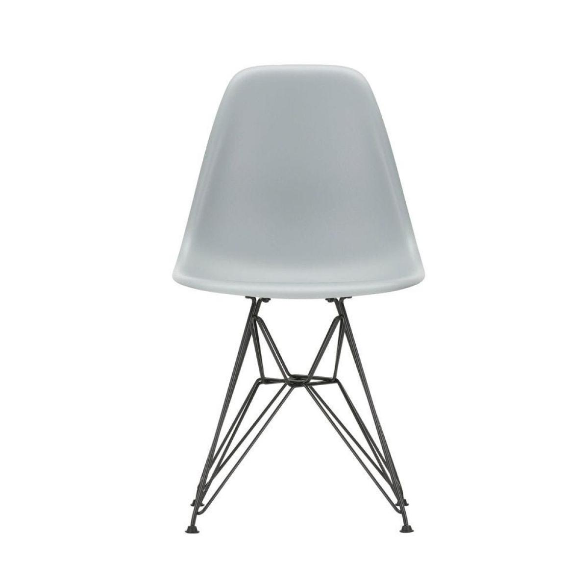 Vitra Eames DSR Side Chair New Height Light Grey Basic Dark Powder Coated Base - Heal's UK Furniture – image 33
