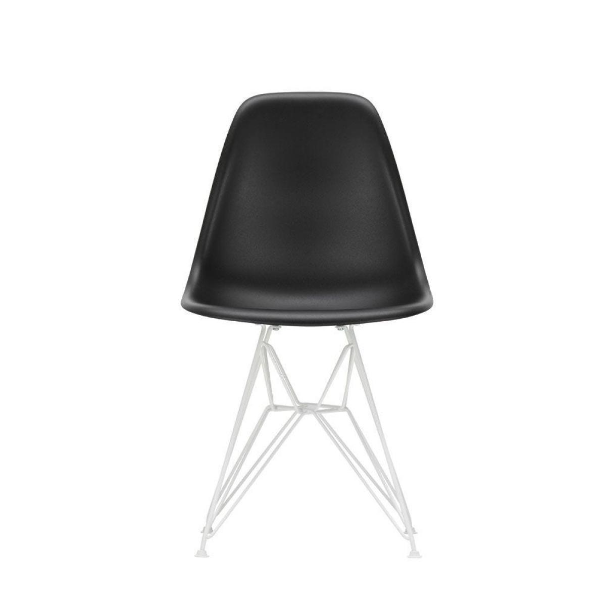 Vitra Eames DSR Side Chair New Height Light Grey Basic Dark Powder Coated Base - Heal's UK Furniture – image 35