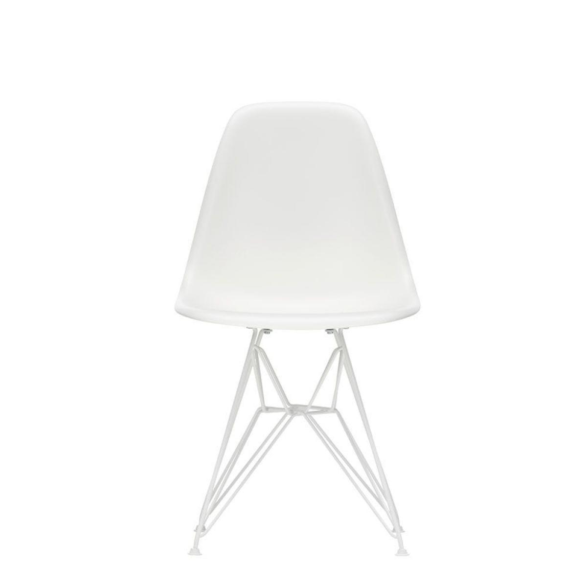 Vitra Eames DSR Side Chair New Height Light Grey Basic Dark Powder Coated Base - Heal's UK Furniture – image 36