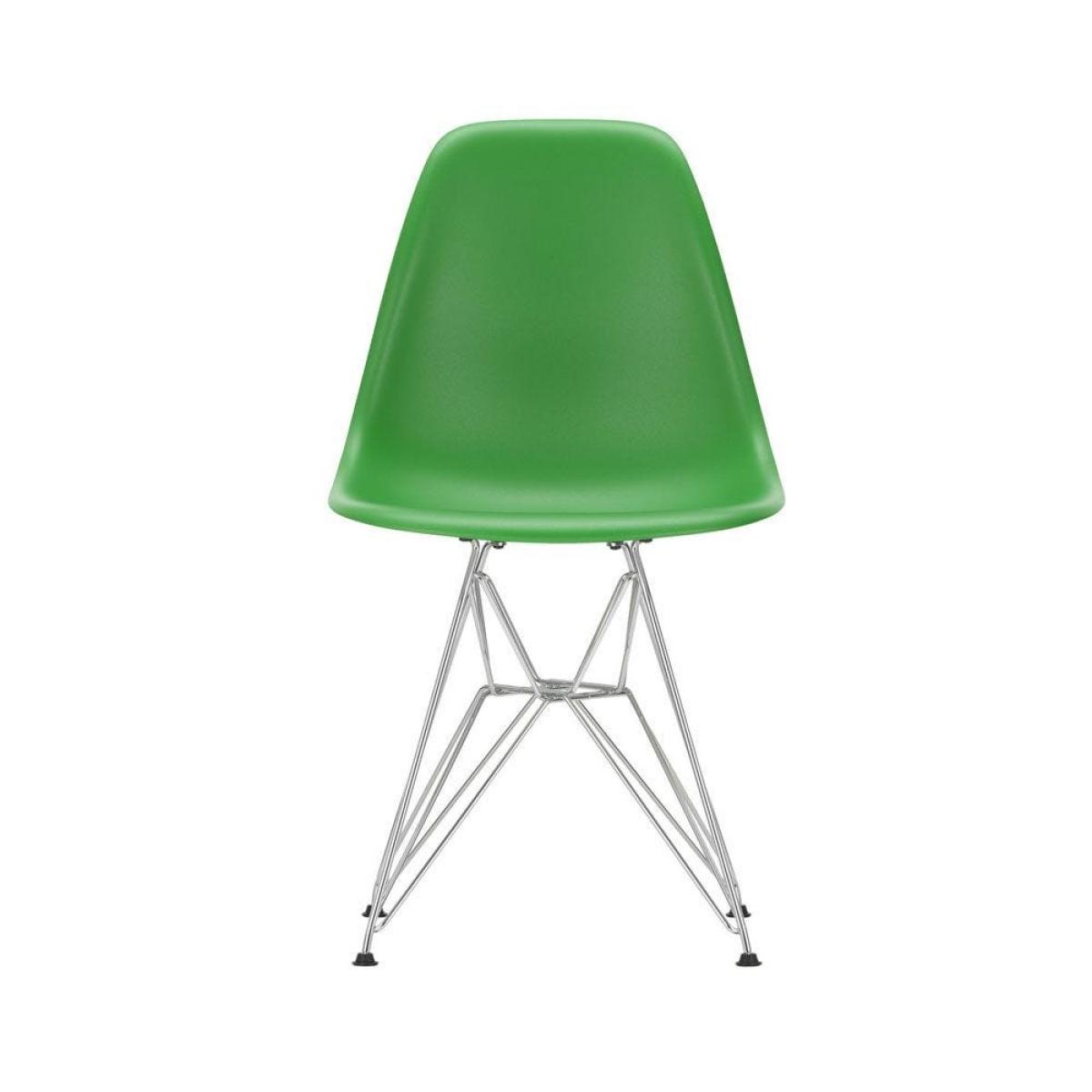 Vitra Eames DSR Side Chair New Height Light Grey Basic Dark Powder Coated Base - Heal's UK Furniture – image 41