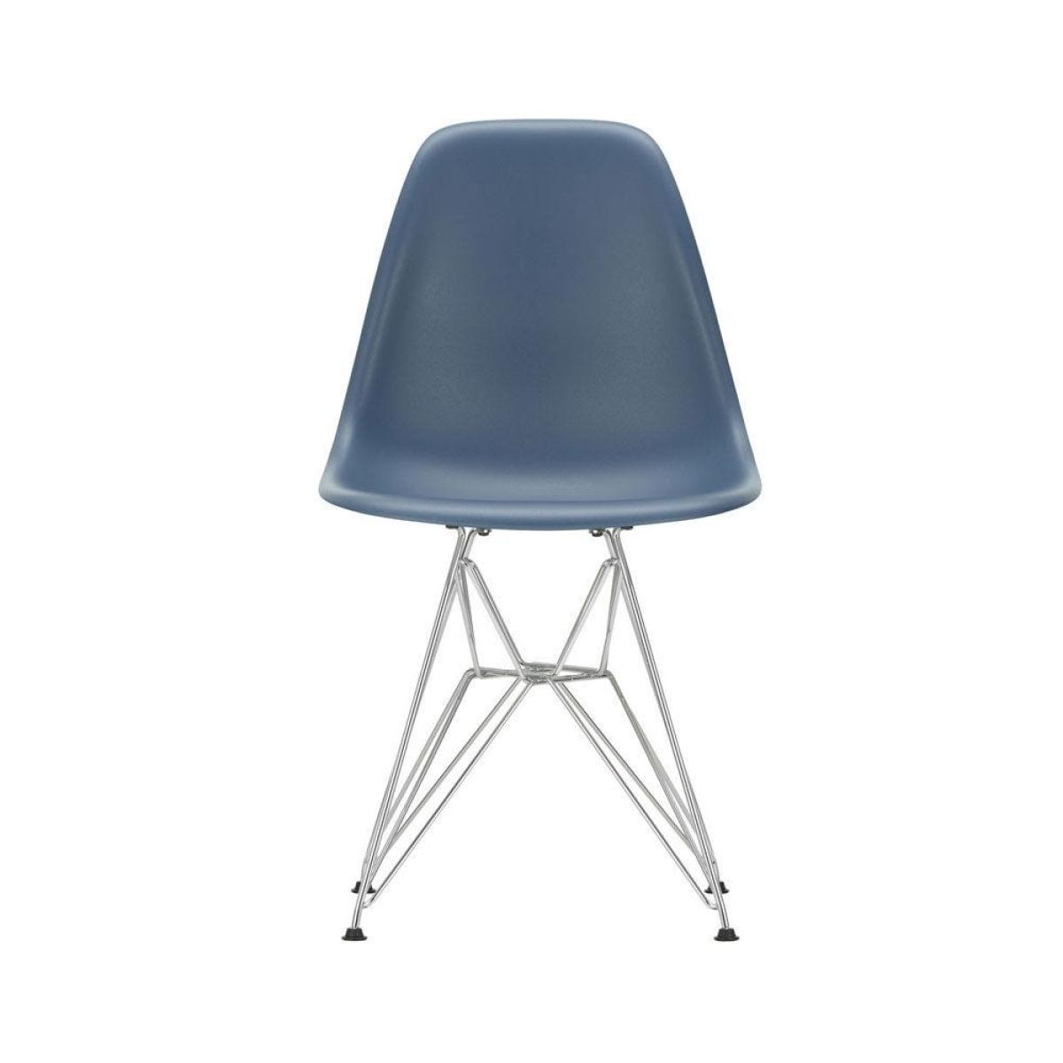 Vitra Eames DSR Side Chair New Height Light Grey Basic Dark Powder Coated Base - Heal's UK Furniture – image 9