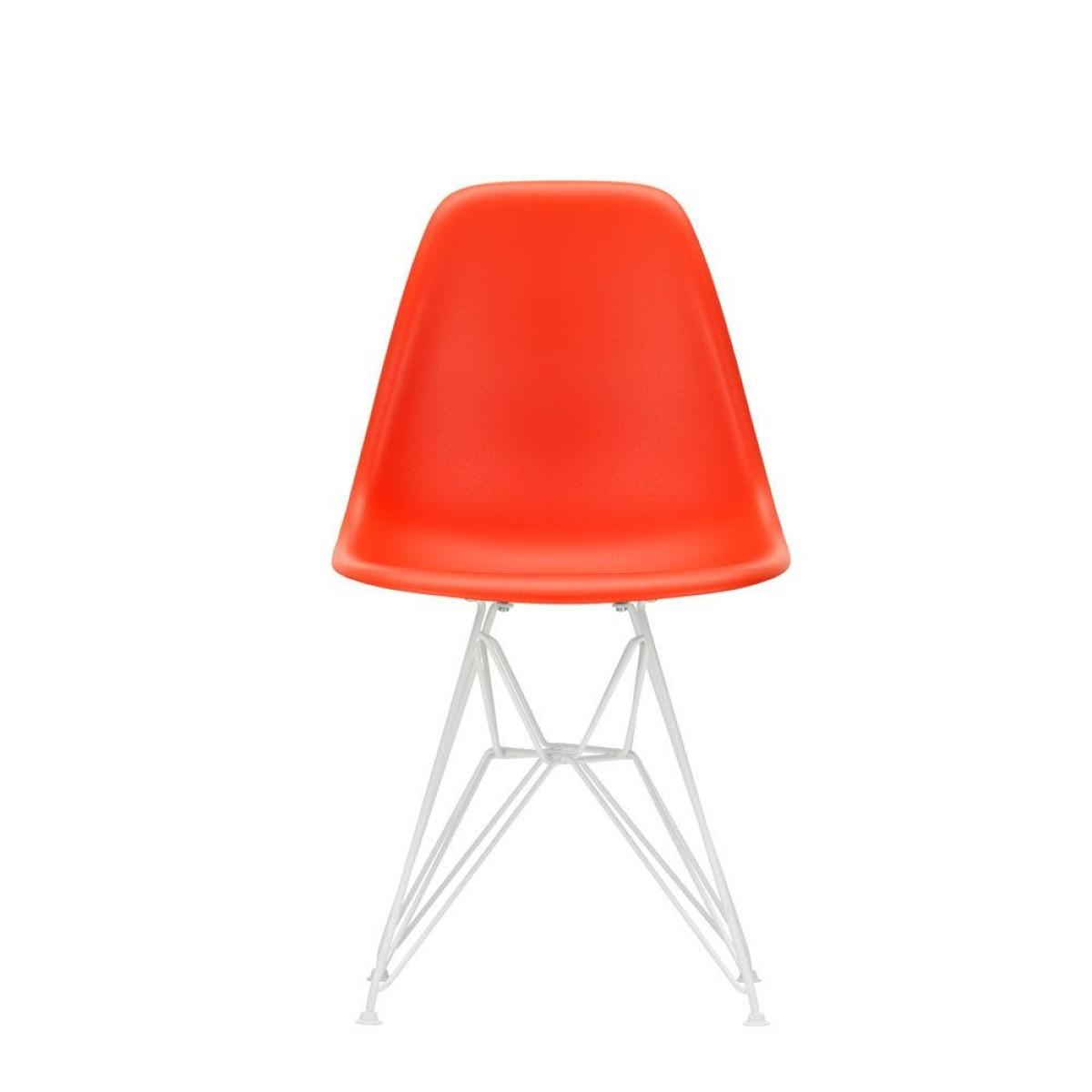 Vitra Eames DSR Side Chair New Height Light Grey Basic Dark Powder Coated Base - Heal's UK Furniture – image 10