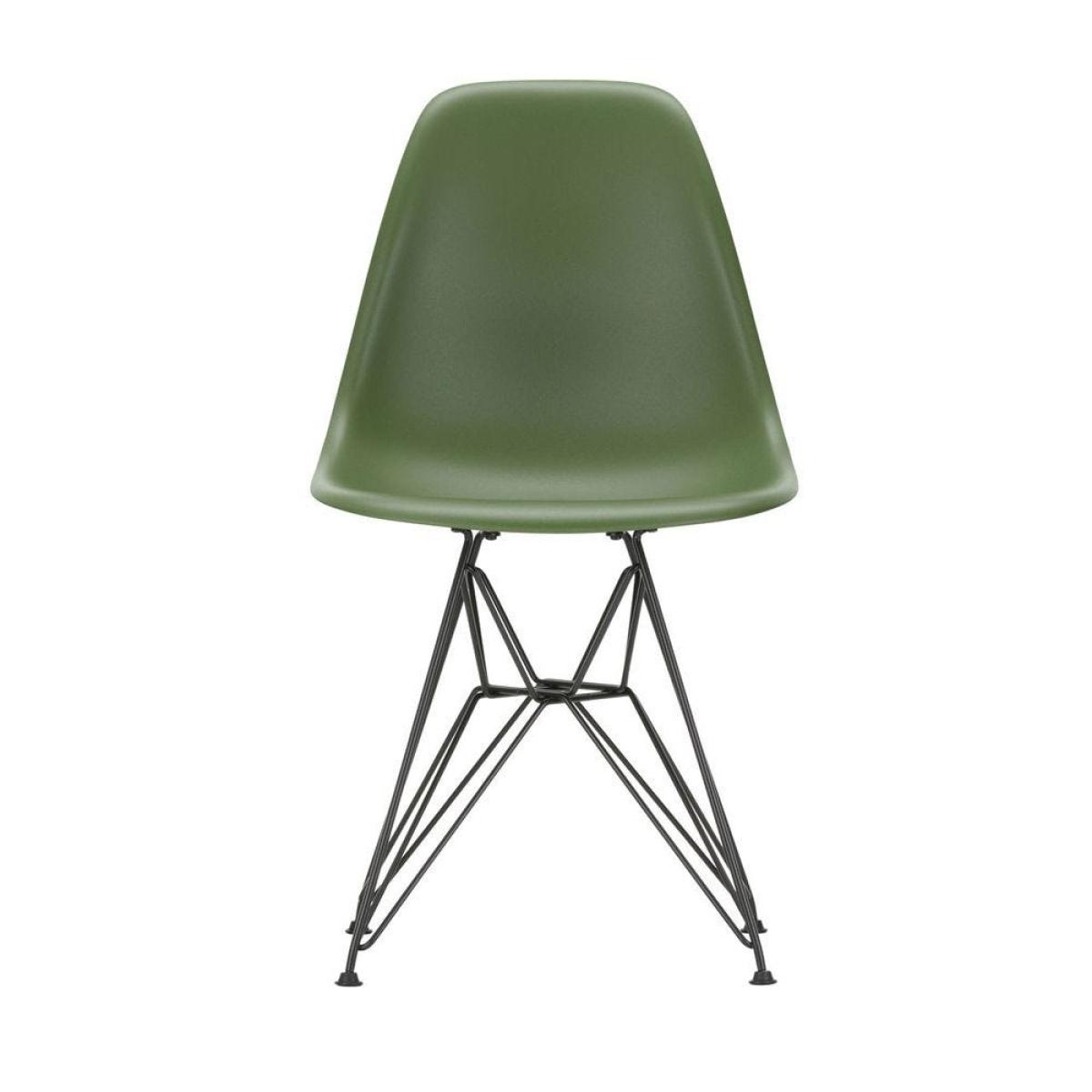 Vitra Eames DSR Plastic Chair Forest White Powder Coated Base Felt Glides - Heal's UK Furniture – image 2