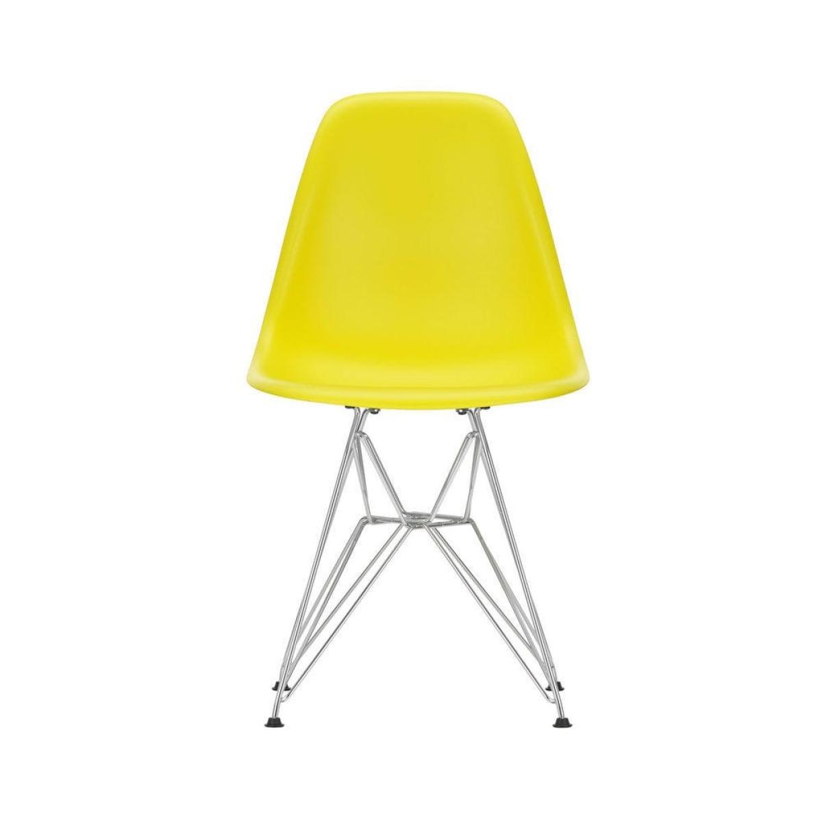Vitra Eames DSR Plastic Chair Forest White Powder Coated Base Felt Glides - Heal's UK Furniture – image 17