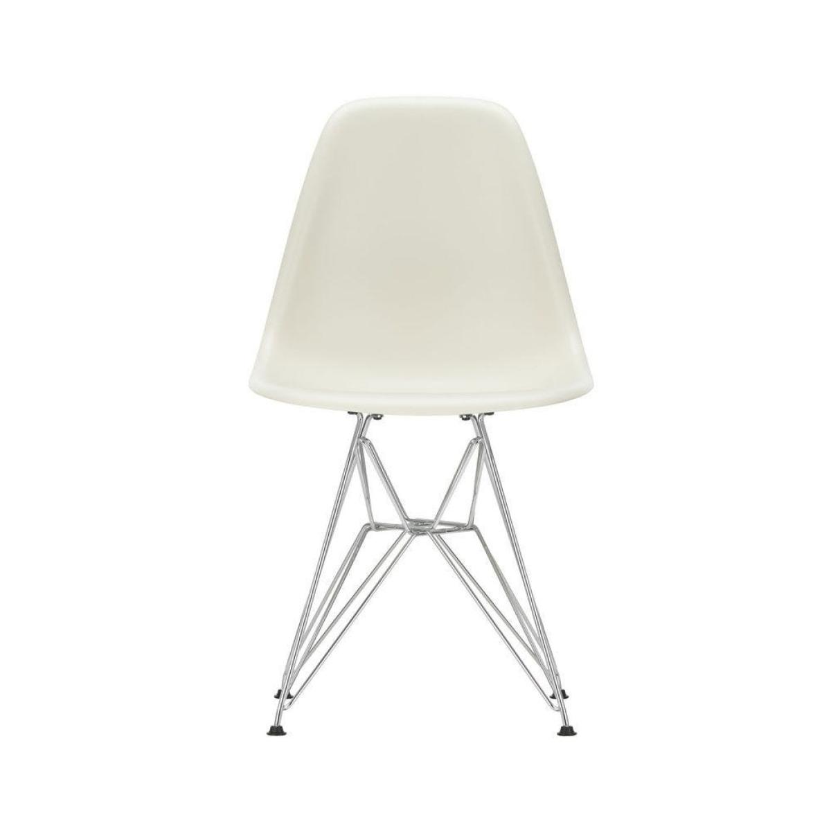 Vitra Eames DSR Plastic Chair Forest White Powder Coated Base Felt Glides - Heal's UK Furniture – image 30