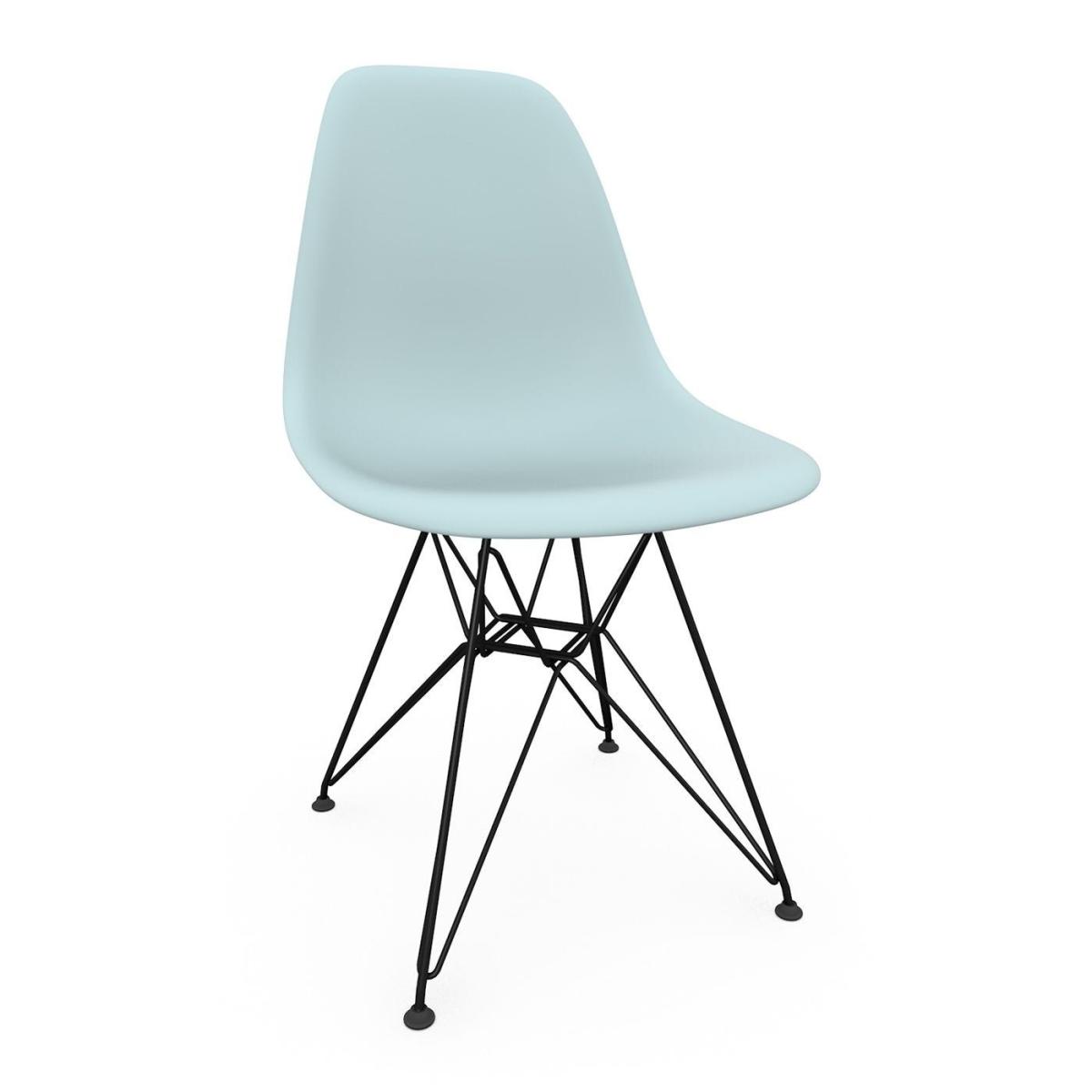 Vitra Eames DSR Plastic Chair Forest White Powder Coated Base Felt Glides - Heal's UK Furniture – image 37