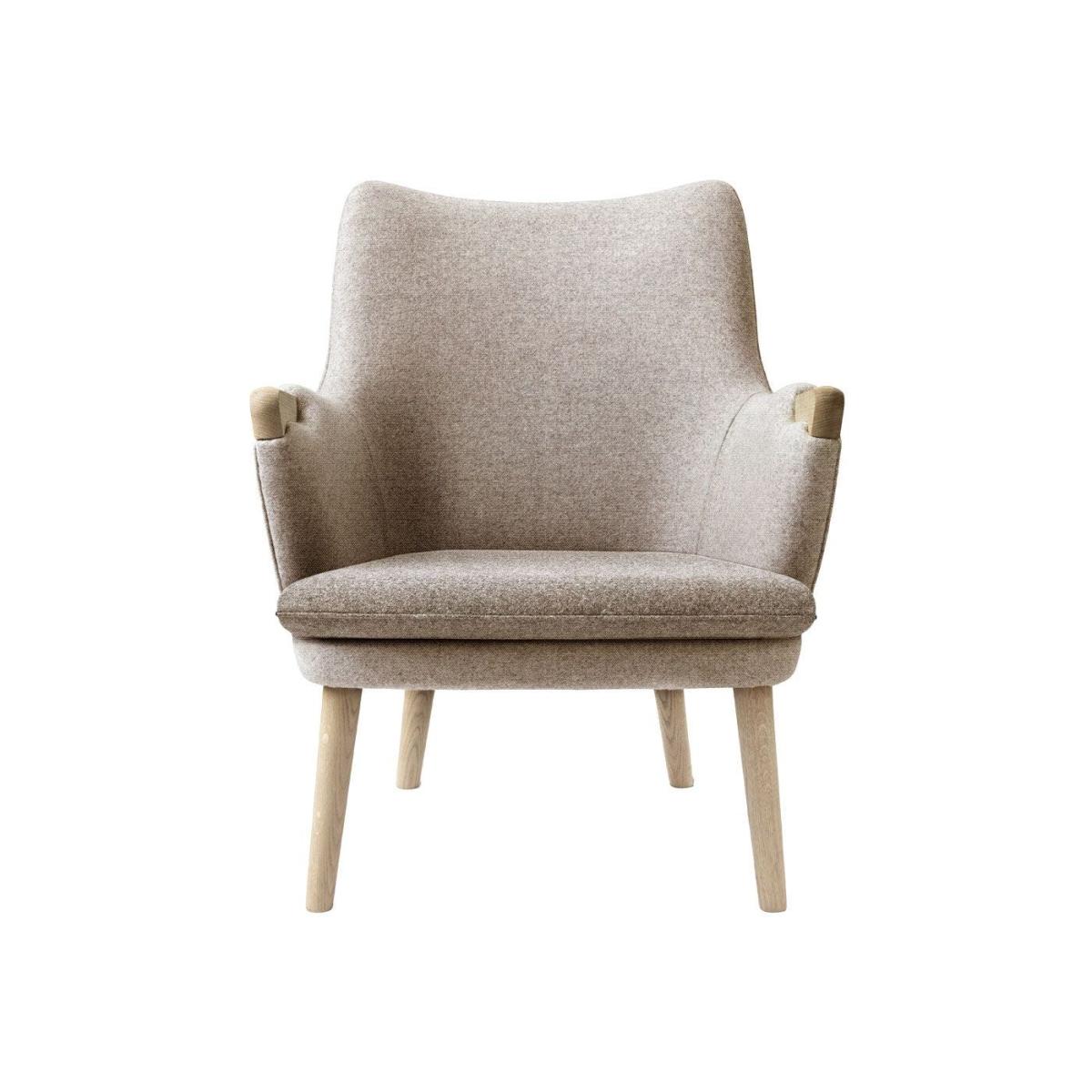 Carl Hansen & Son CH71 Lounge Chair Walnut Oil Shell Hallingdal 130 Cushion Moss 004 - Heal's UK Furniture – image 2