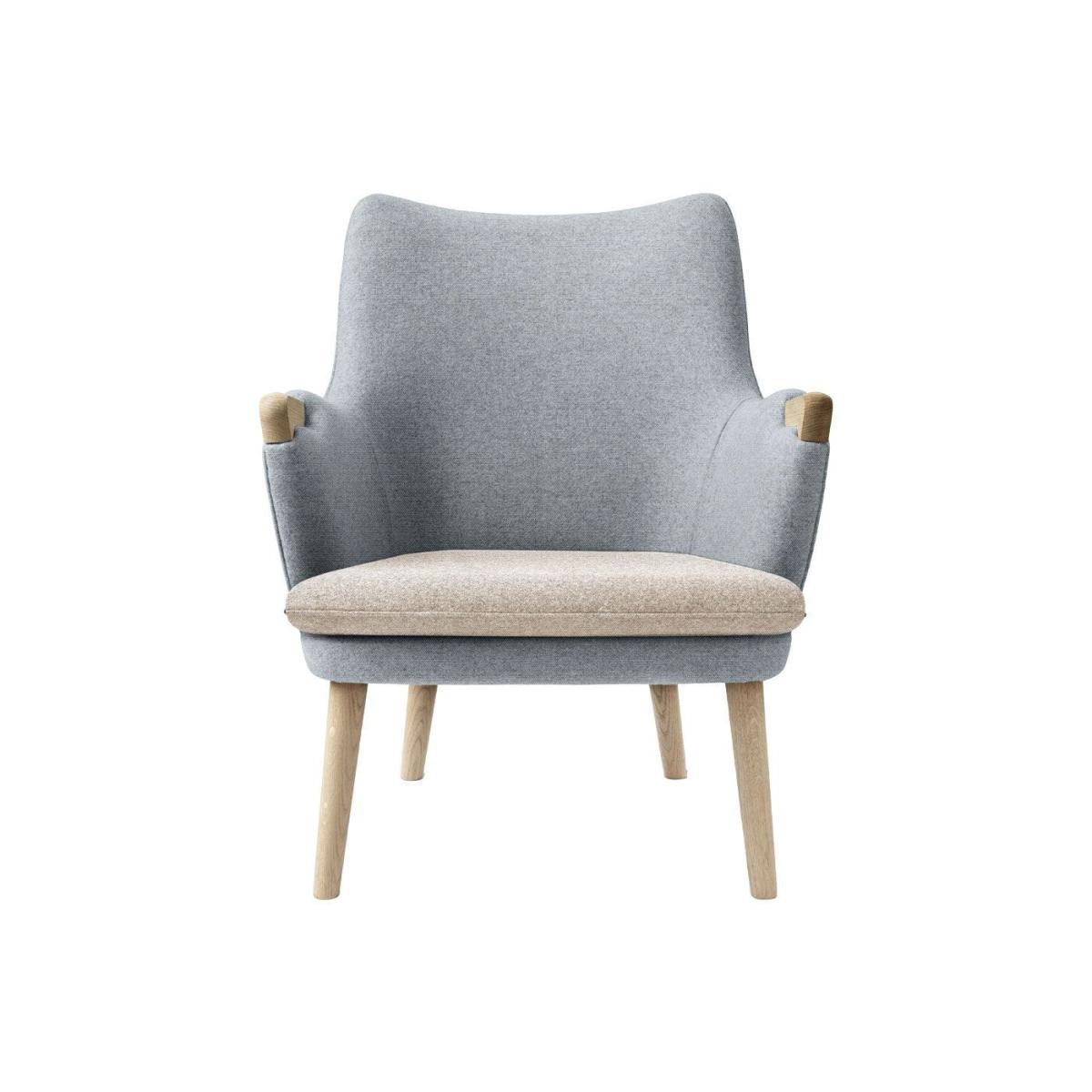 Carl Hansen & Son CH71 Lounge Chair Walnut Oil Shell Hallingdal 130 Cushion Moss 004 - Heal's UK Furniture – image 11