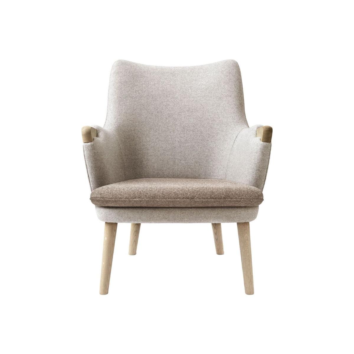 Carl Hansen & Son CH71 Lounge Chair Walnut Oil Shell Hallingdal 130 Cushion Moss 004 - Heal's UK Furniture – image 12