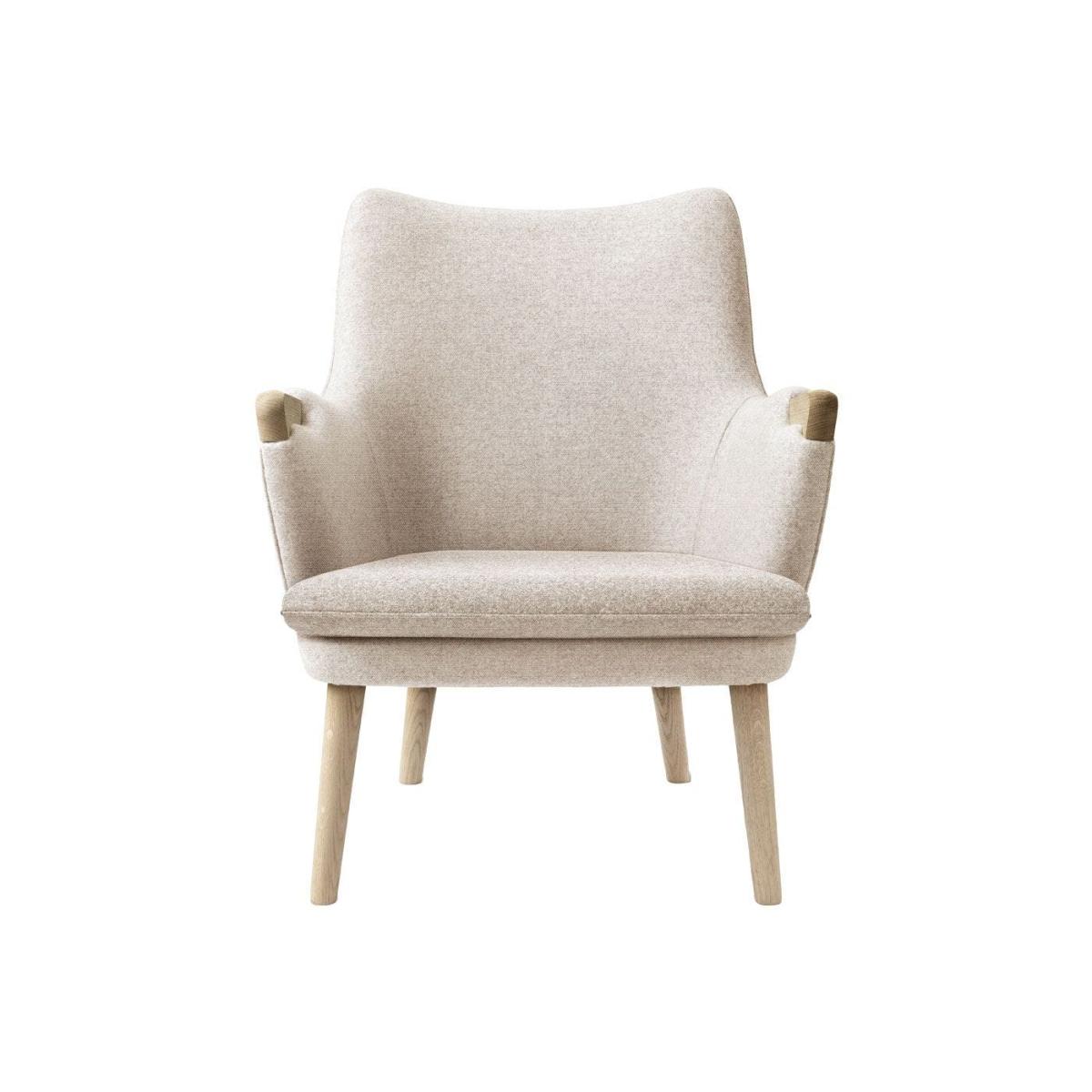 Carl Hansen & Son CH71 Lounge Chair Walnut Oil Shell Hallingdal 130 Cushion Moss 004 - Heal's UK Furniture – image 13