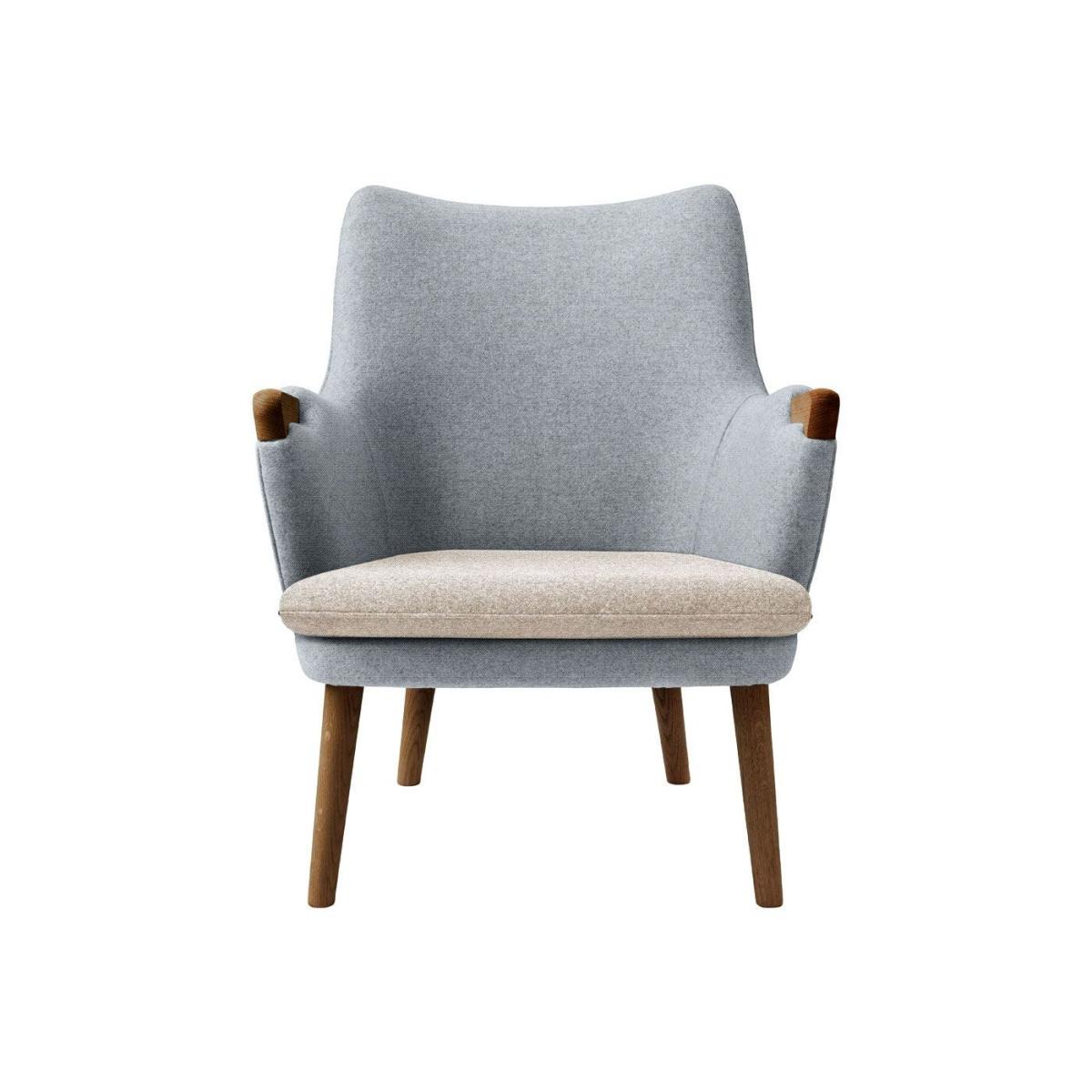 Carl Hansen & Son CH71 Lounge Chair Walnut Oil Shell Hallingdal 130 Cushion Moss 004 - Heal's UK Furniture – image 15