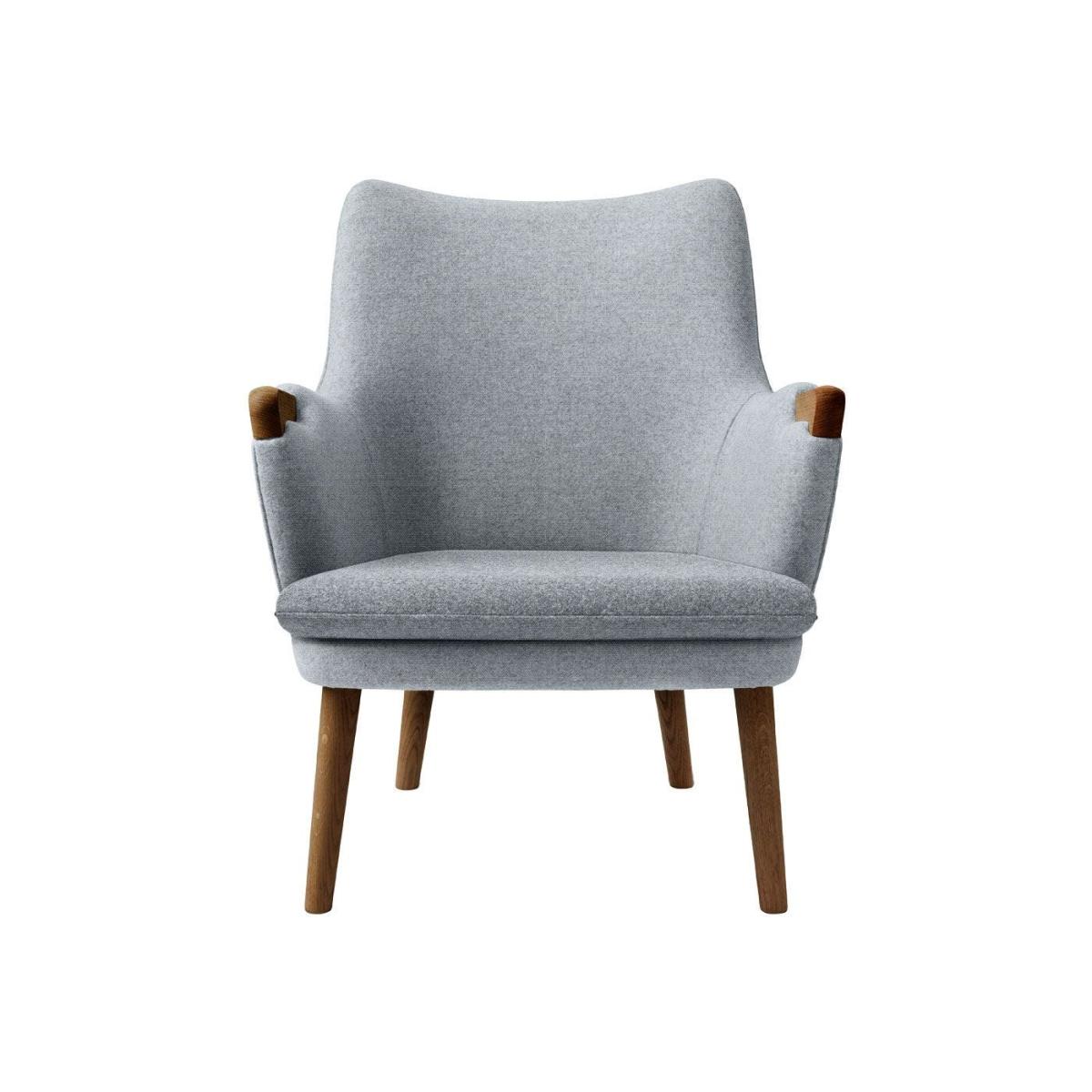 Carl Hansen & Son CH71 Lounge Chair Walnut Oil Shell Hallingdal 130 Cushion Moss 004 - Heal's UK Furniture – image 16
