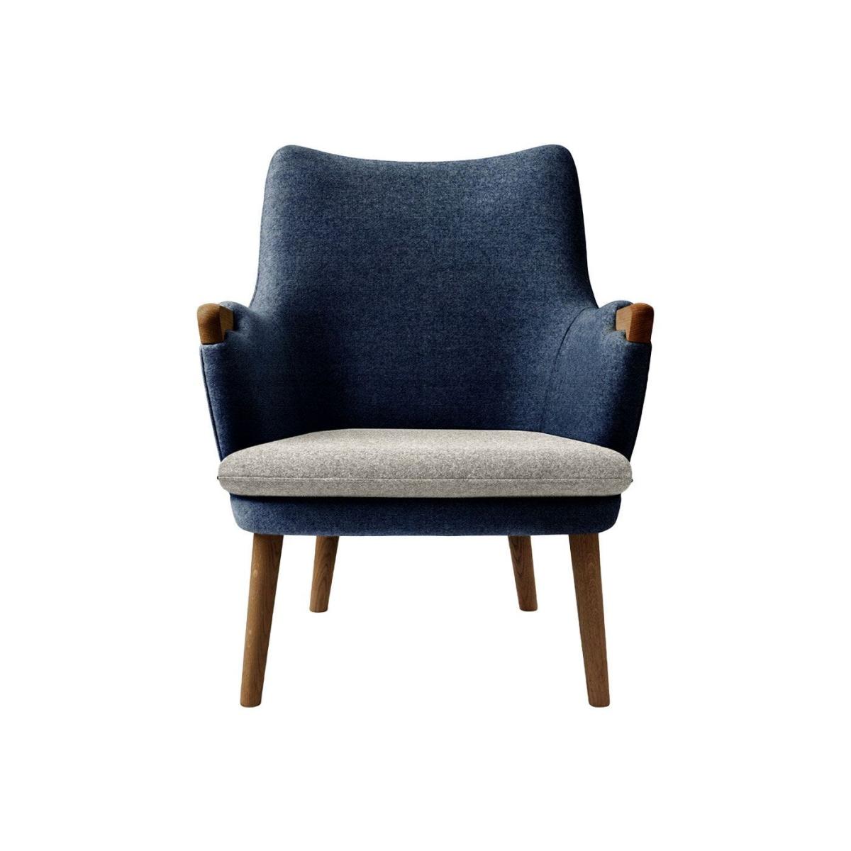 Carl Hansen & Son CH71 Lounge Chair Walnut Oil Shell Hallingdal 130 Cushion Moss 004 - Heal's UK Furniture – image 17