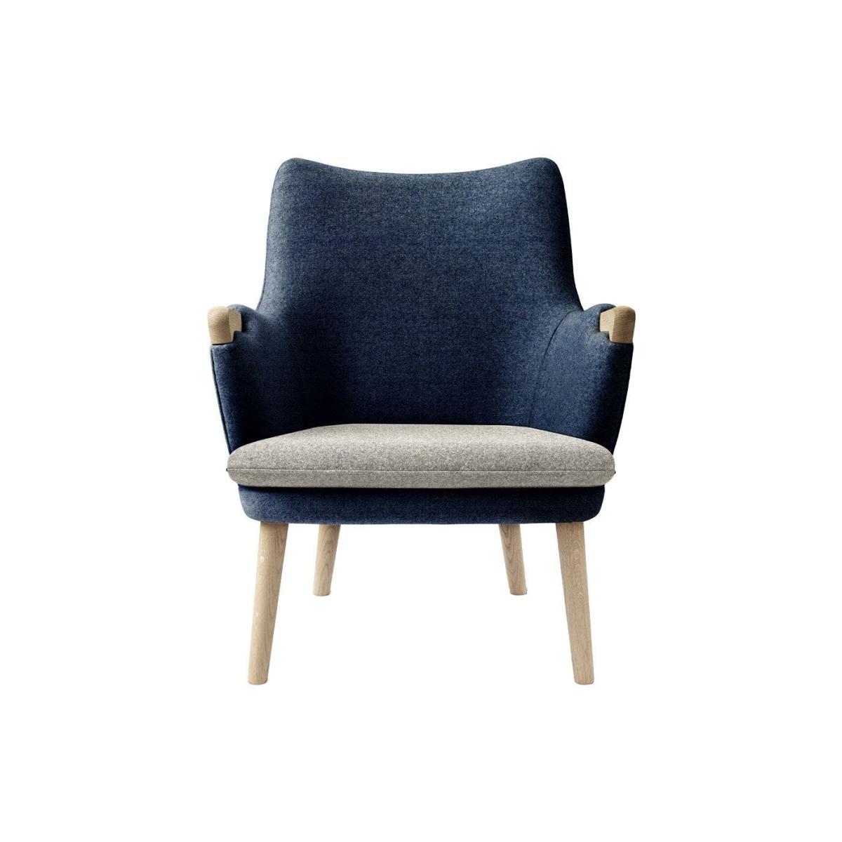 Carl Hansen & Son CH71 Lounge Chair Walnut Oil Shell Hallingdal 130 Cushion Moss 004 - Heal's UK Furniture – image 3