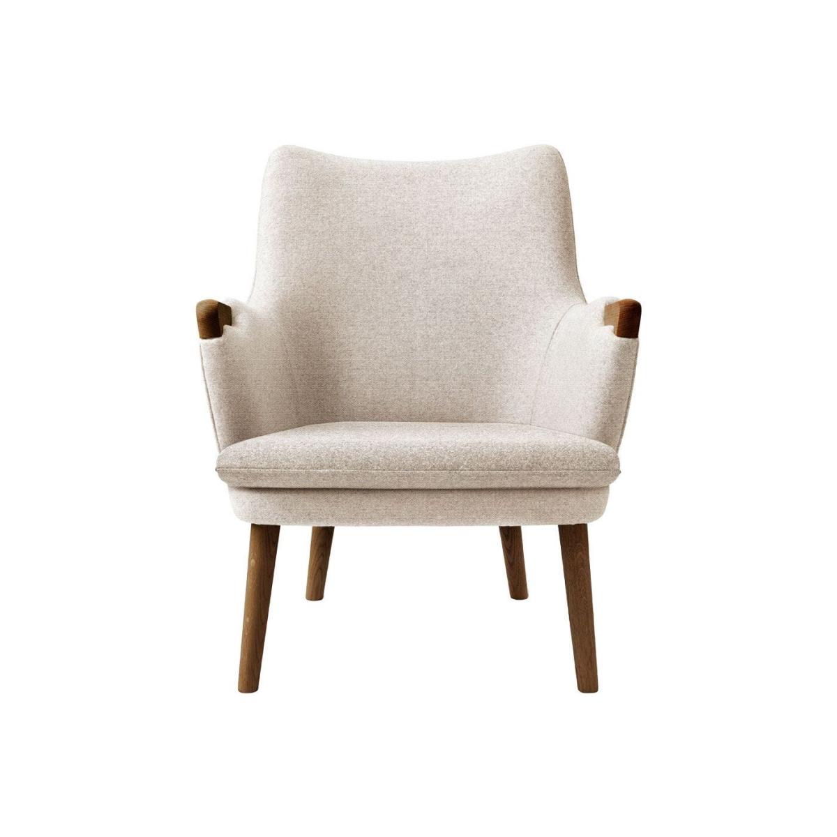 Carl Hansen & Son CH71 Lounge Chair Walnut Oil Shell Hallingdal 130 Cushion Moss 004 - Heal's UK Furniture – image 5