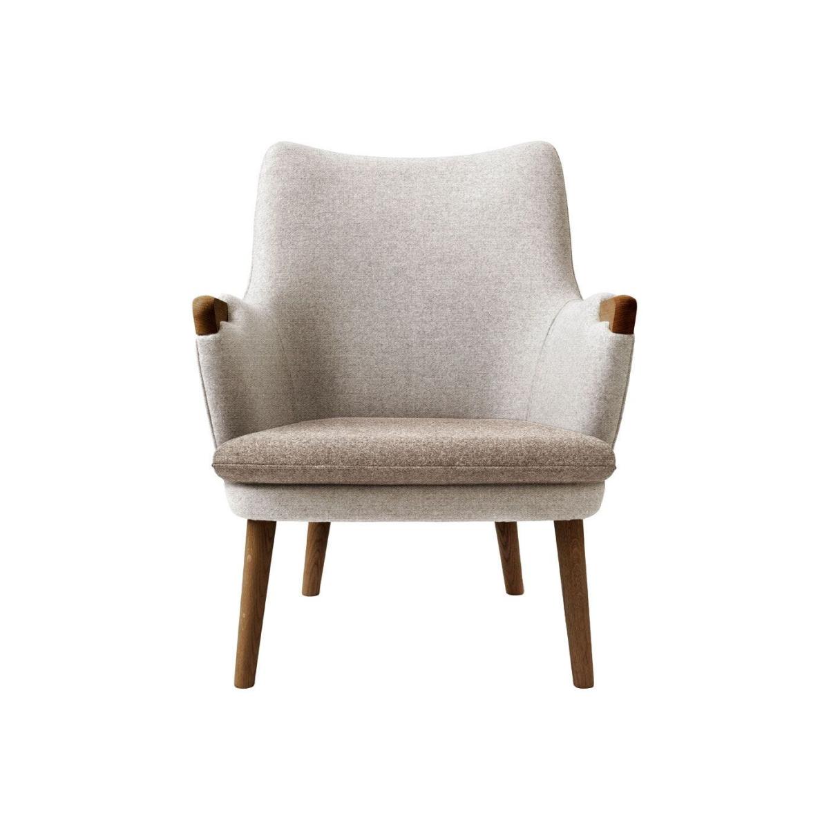 Carl Hansen & Son CH71 Lounge Chair Walnut Oil Shell Hallingdal 130 Cushion Moss 004 - Heal's UK Furniture – image 6