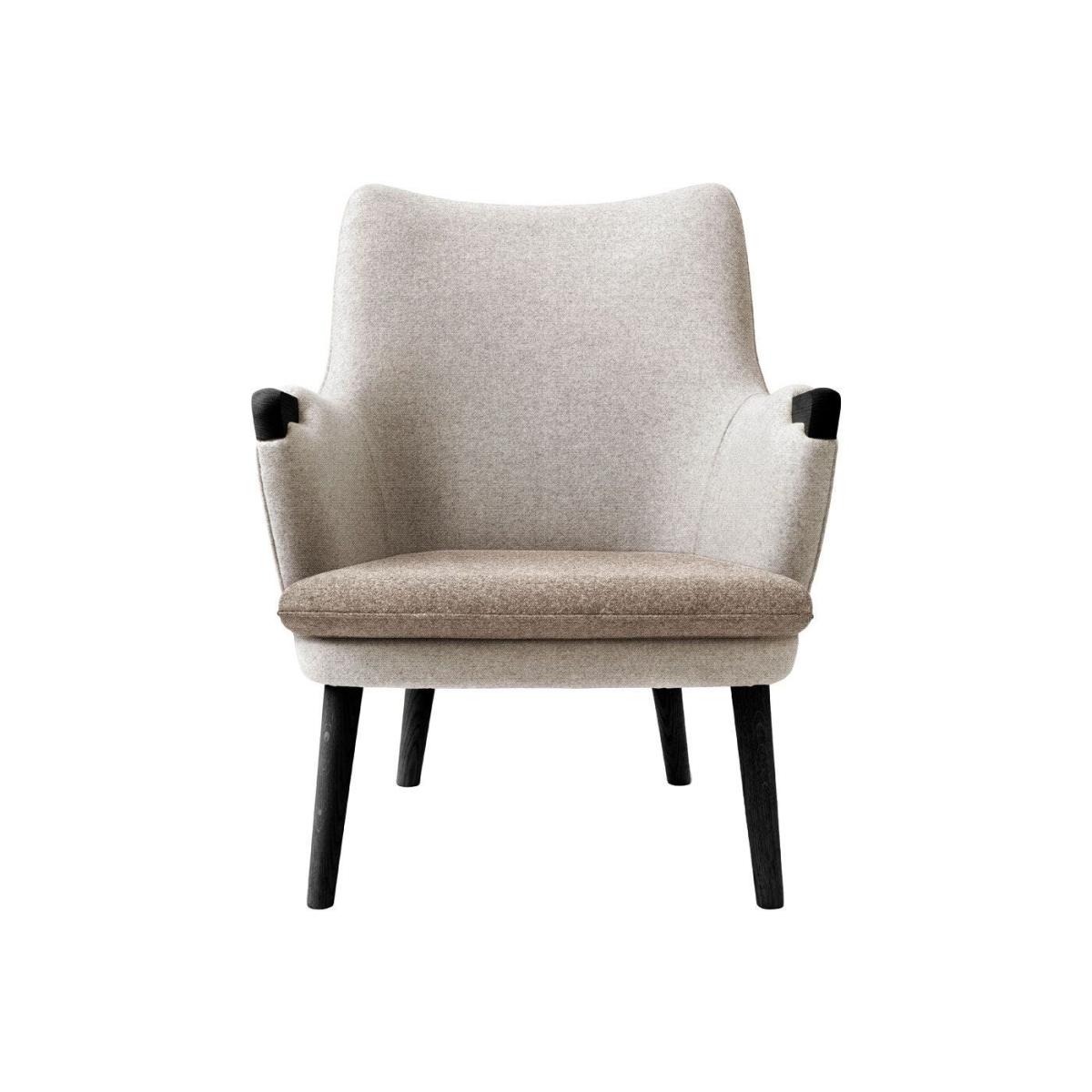 Carl Hansen & Son CH71 Lounge Chair Walnut Oil Shell Hallingdal 130 Cushion Moss 004 - Heal's UK Furniture – image 7