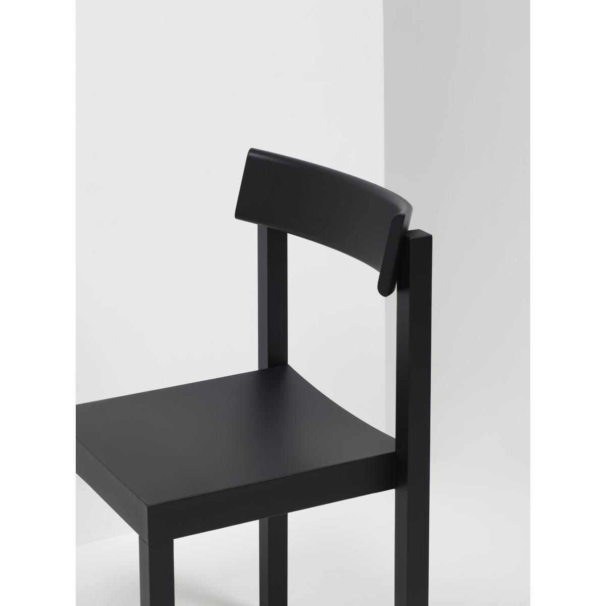 Primo Stacking chair - / Wood by Mattiazzi Black – image 2