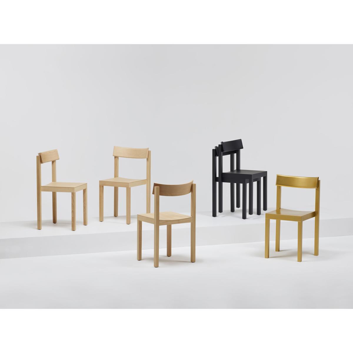 Primo Stacking chair - / Wood by Mattiazzi Black – image 6