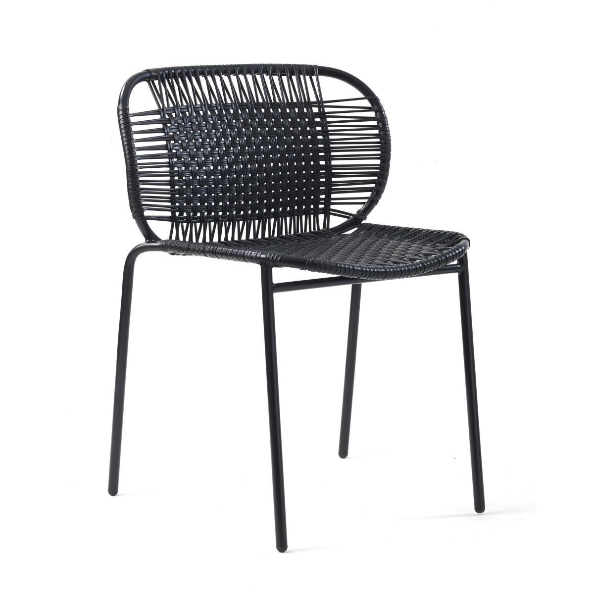 Cielo Stacking chair - / PVC threads by ames Black – image 2