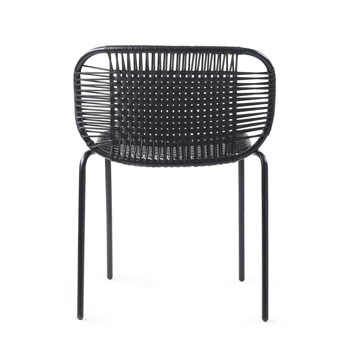 Cielo Stacking chair - / PVC threads by ames Black – image 3