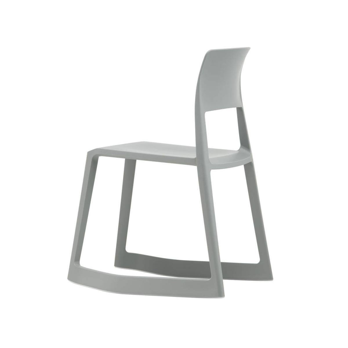 Tip Ton RE Chair - / Recycled plastic - Tilting & ergonomic by Vitra Grey – image 2