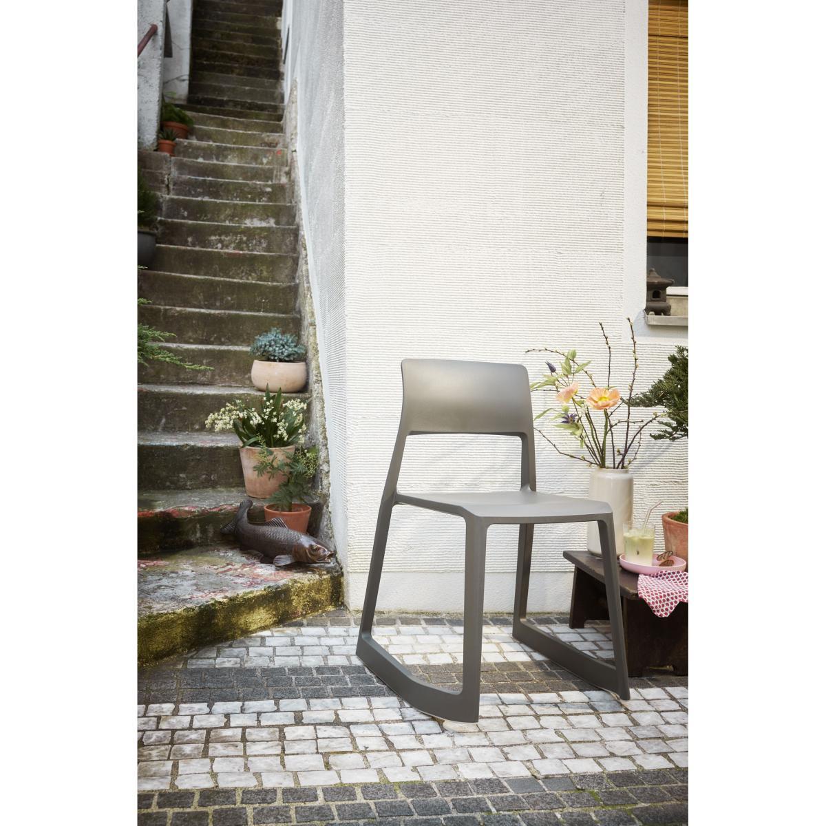 Tip Ton RE Chair - / Recycled plastic - Tilting & ergonomic by Vitra Grey – image 4