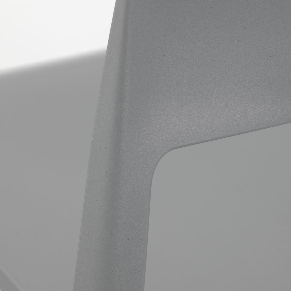 Tip Ton RE Chair - / Recycled plastic - Tilting & ergonomic by Vitra Grey – image 5