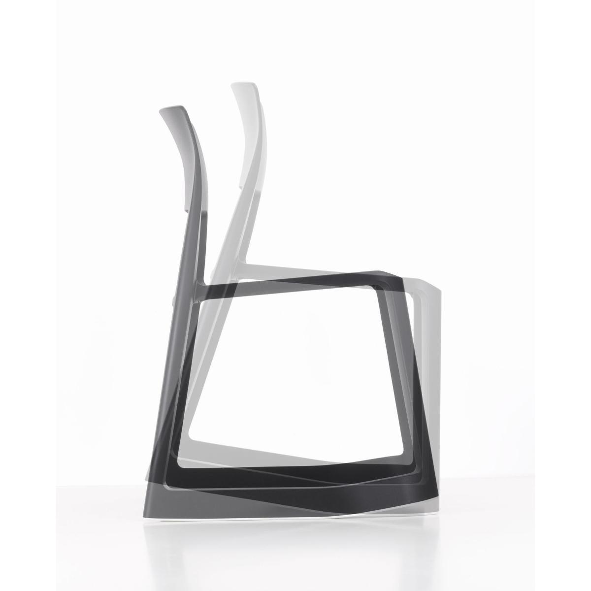 Tip Ton RE Chair - / Recycled plastic - Tilting & ergonomic by Vitra Grey – image 9