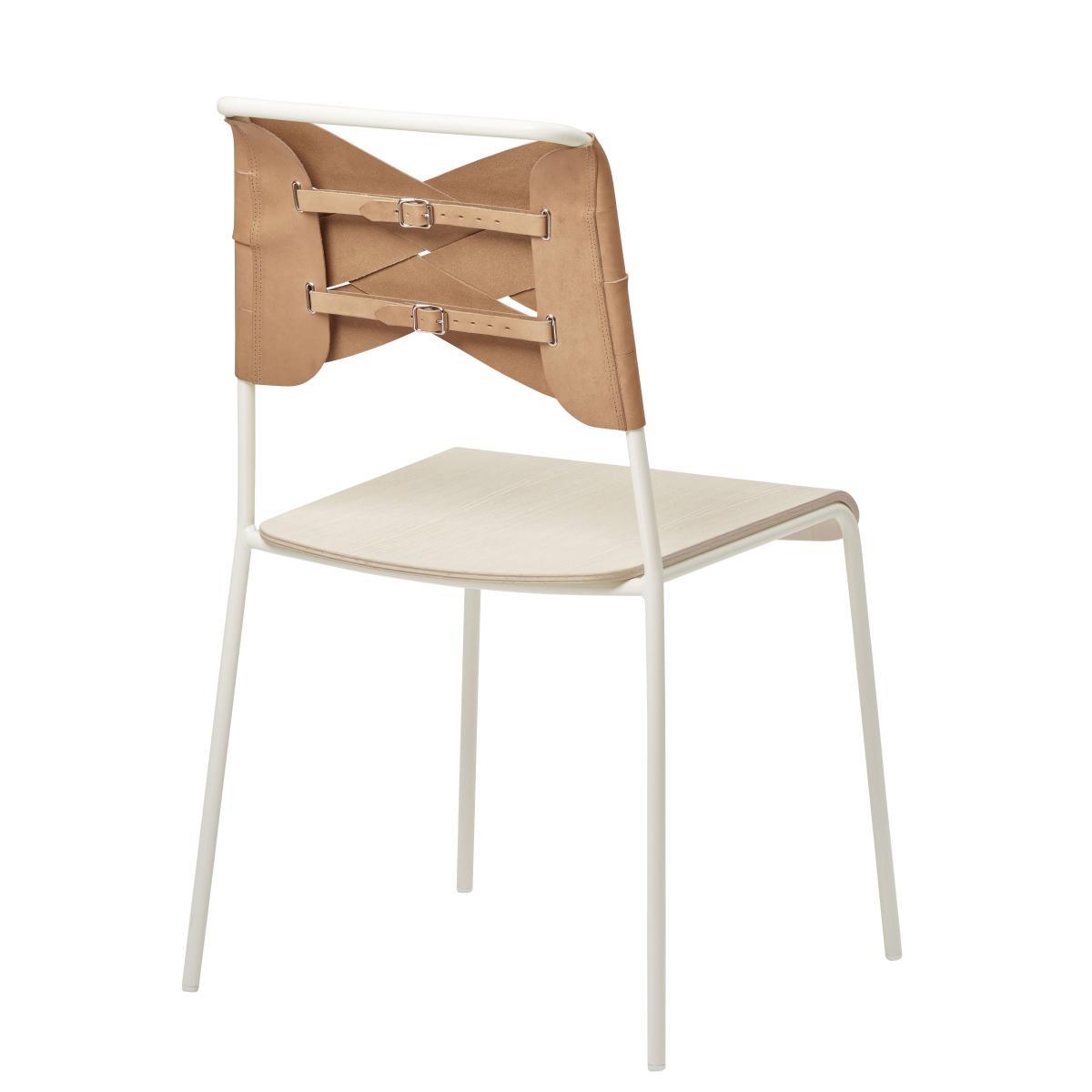 Torso Chair - Leather by Design House Stockholm Brown/Beige/Natural wood – image 3