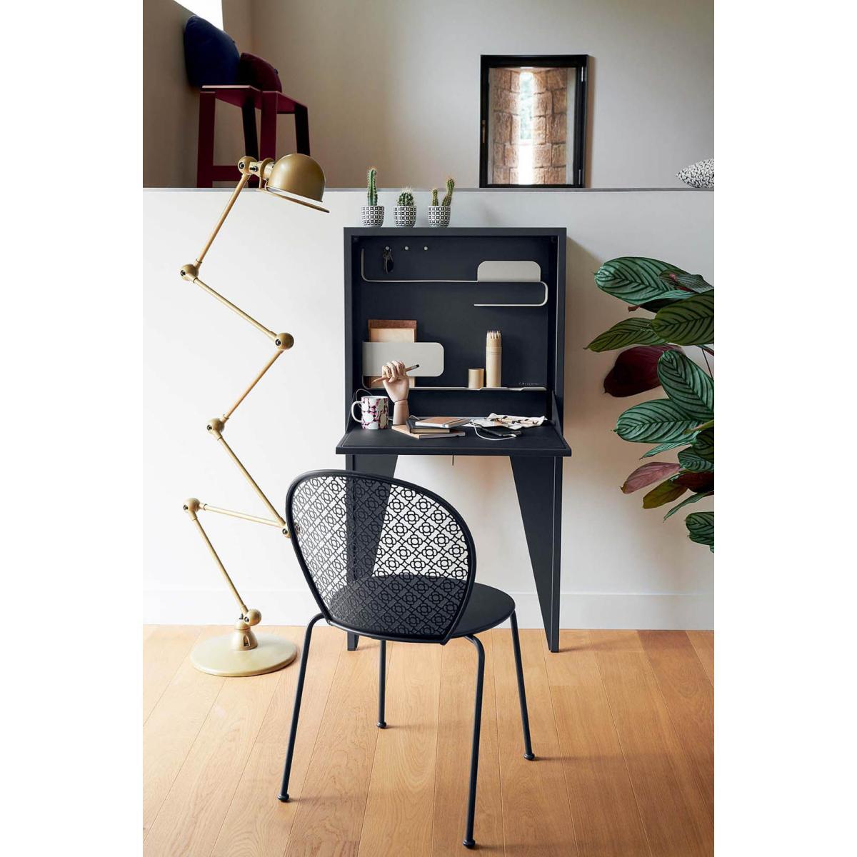 Lorette Stacking chair - / Perforated metal by Fermob Red – image 4