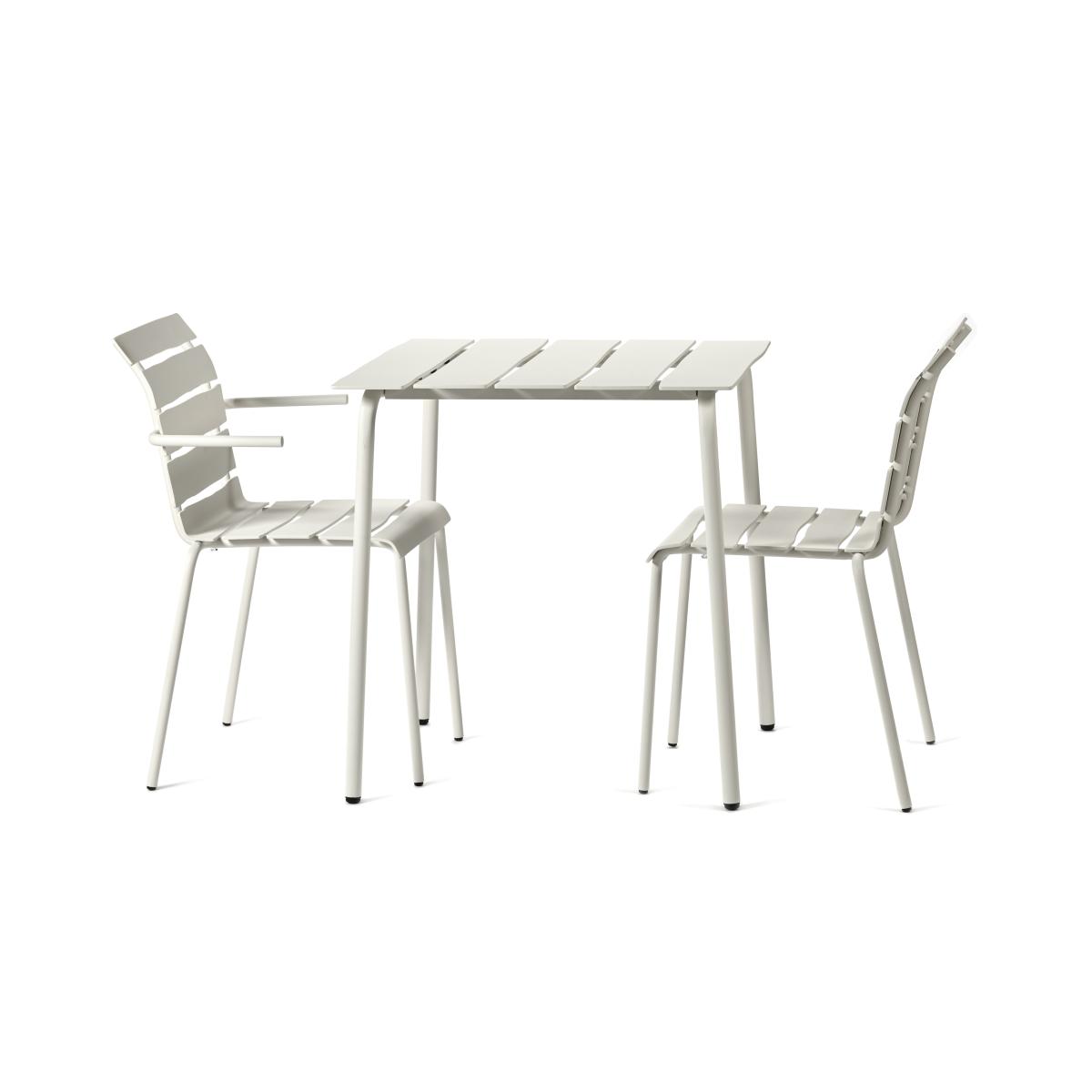 Aligned Stacking chair - / By Maarten Baas - Aluminium by valerie objects White – image 9