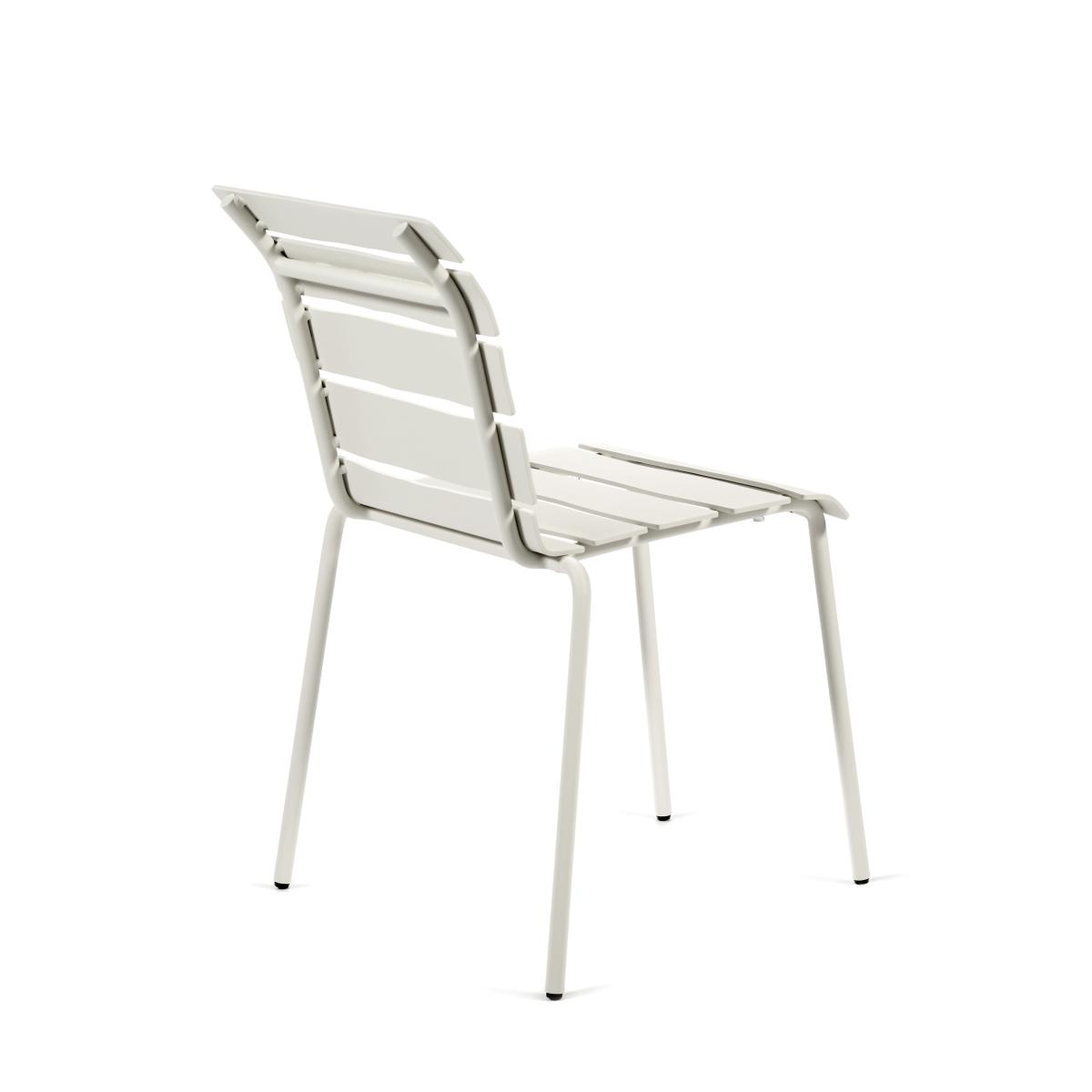 Aligned Stacking chair - / By Maarten Baas - Aluminium by valerie objects White – image 10