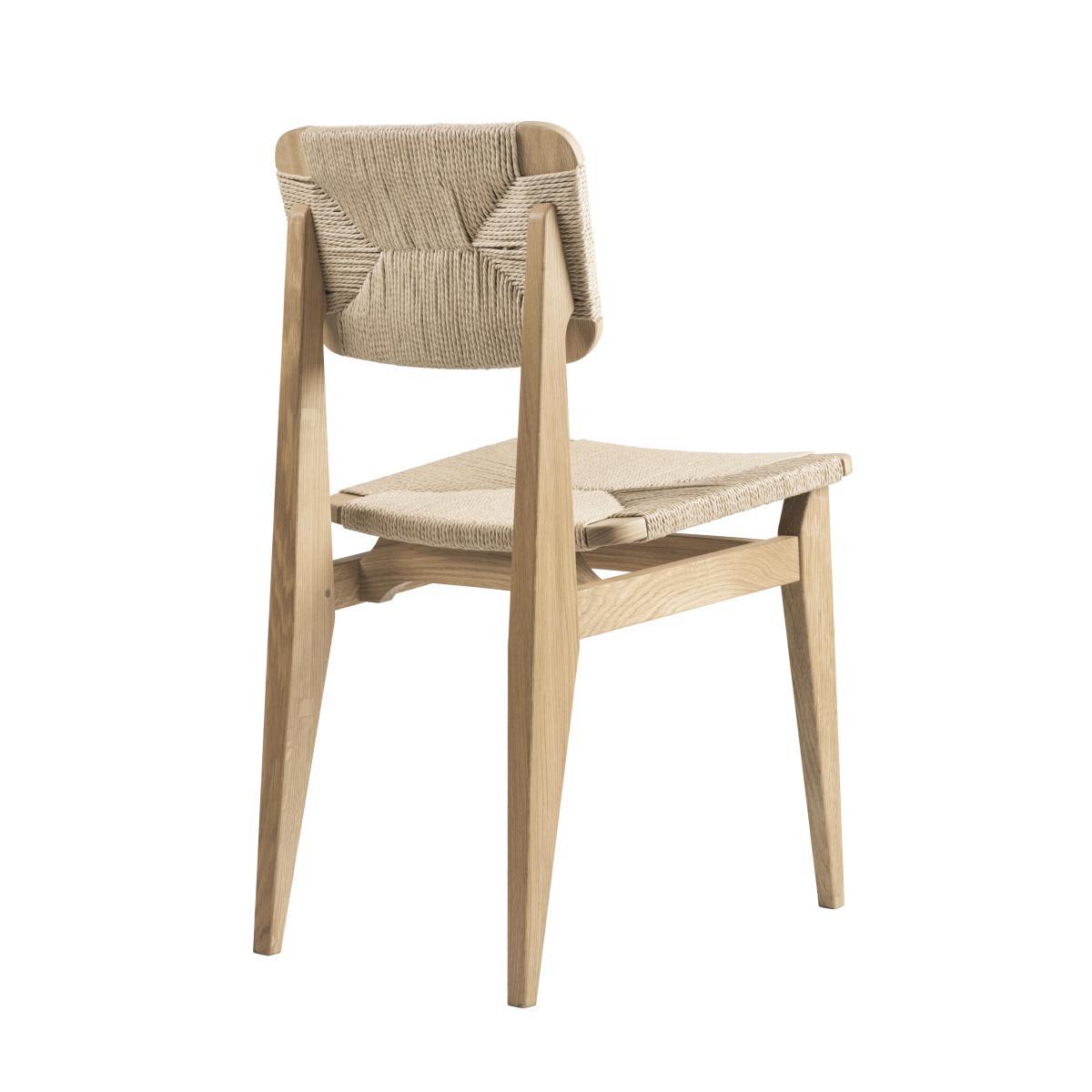 C-Chair Chair - / Paper cord - 1947 reissue by Gubi Natural wood – image 2