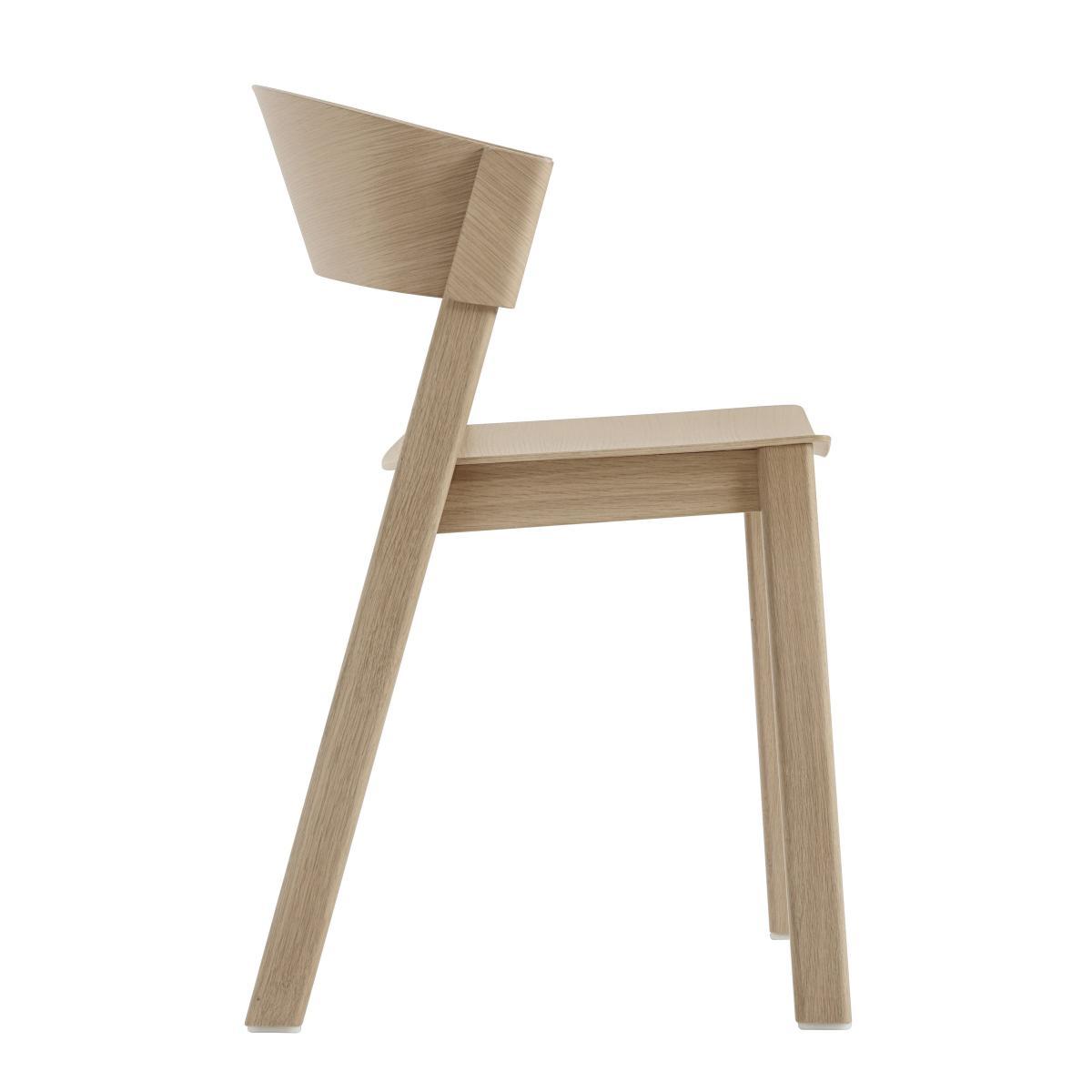 Cover Stacking chair - / Wood by Muuto Natural wood – image 2