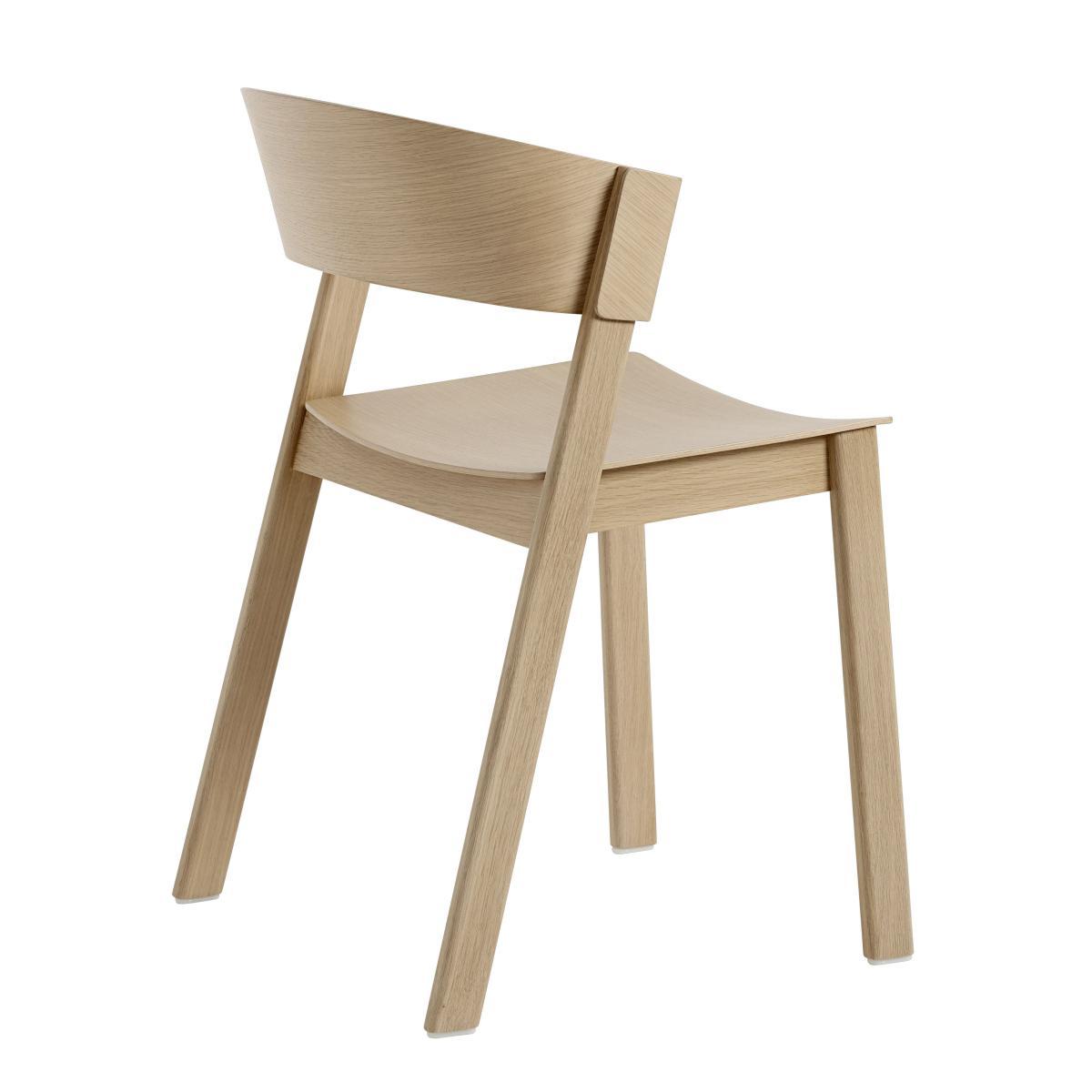 Cover Stacking chair - / Wood by Muuto Natural wood – image 3