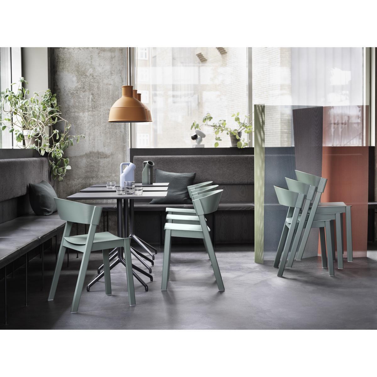 Cover Stacking chair - / Wood by Muuto Natural wood – image 7