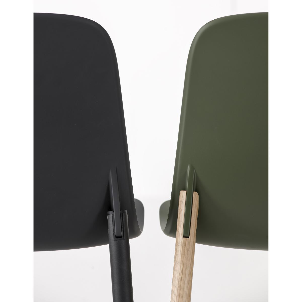 Sharky Outdoor Chair - Plastic & metal legs by Kristalia White – image 6