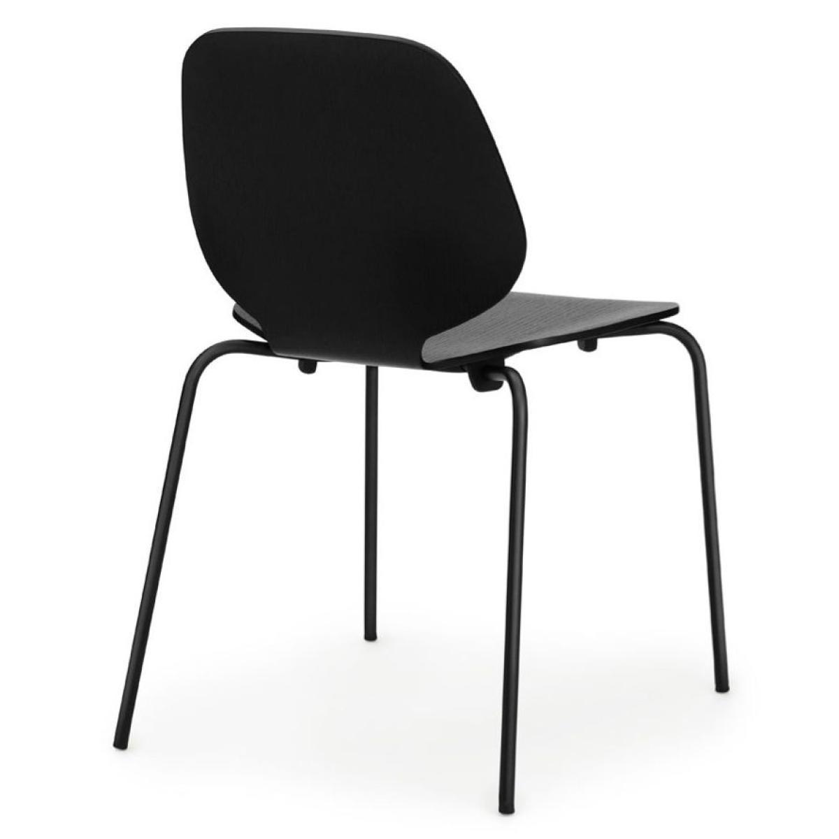 My Chair Stacking chair - Set of 4 by Normann Copenhagen Black – image 4