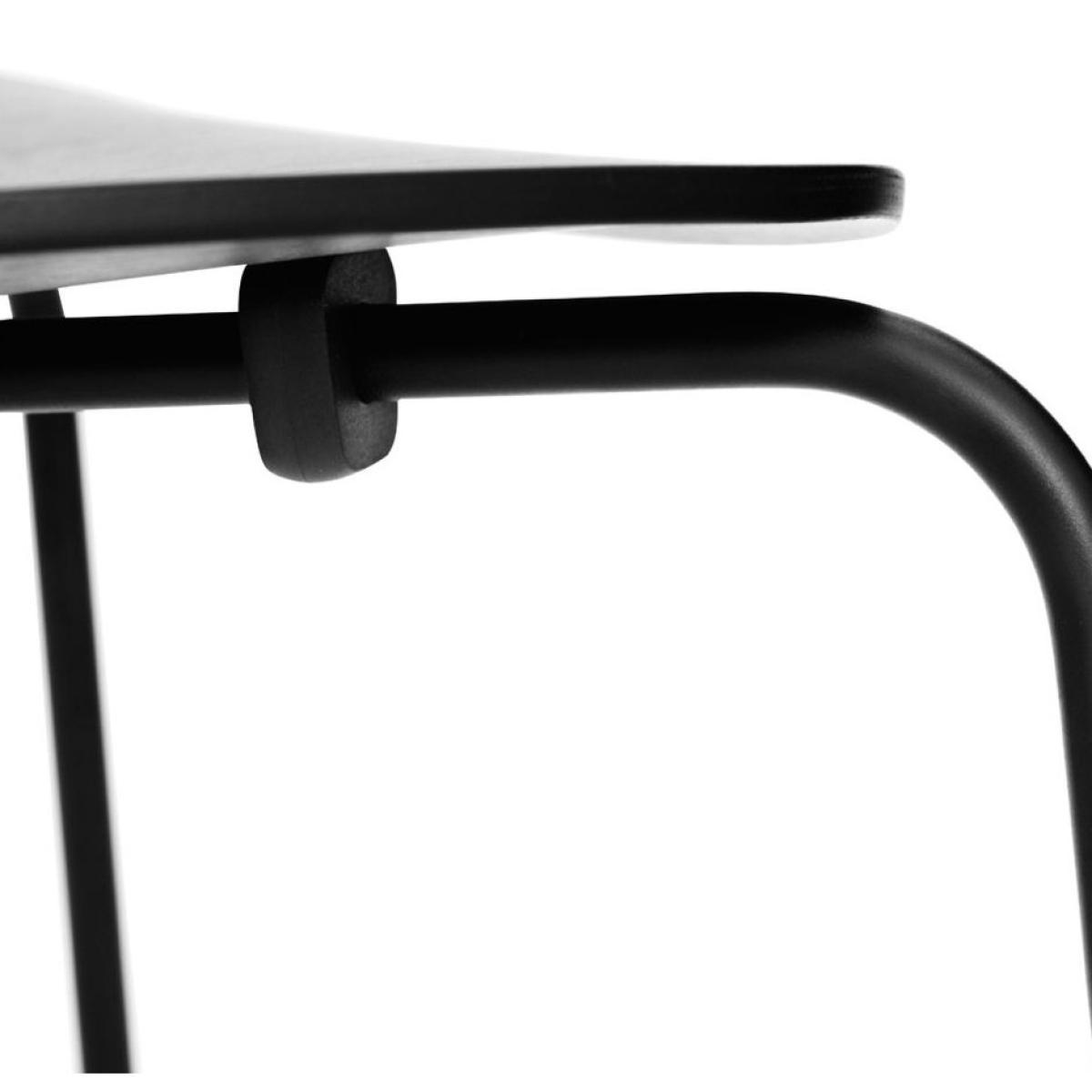 My Chair Stacking chair - Set of 4 by Normann Copenhagen Black – image 9