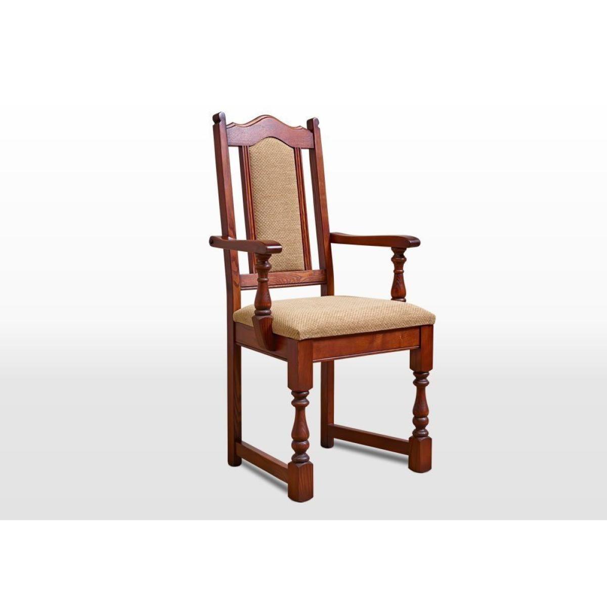 Wood Bros Old Charm Fabric Carver Chair (OC2068) – image 2