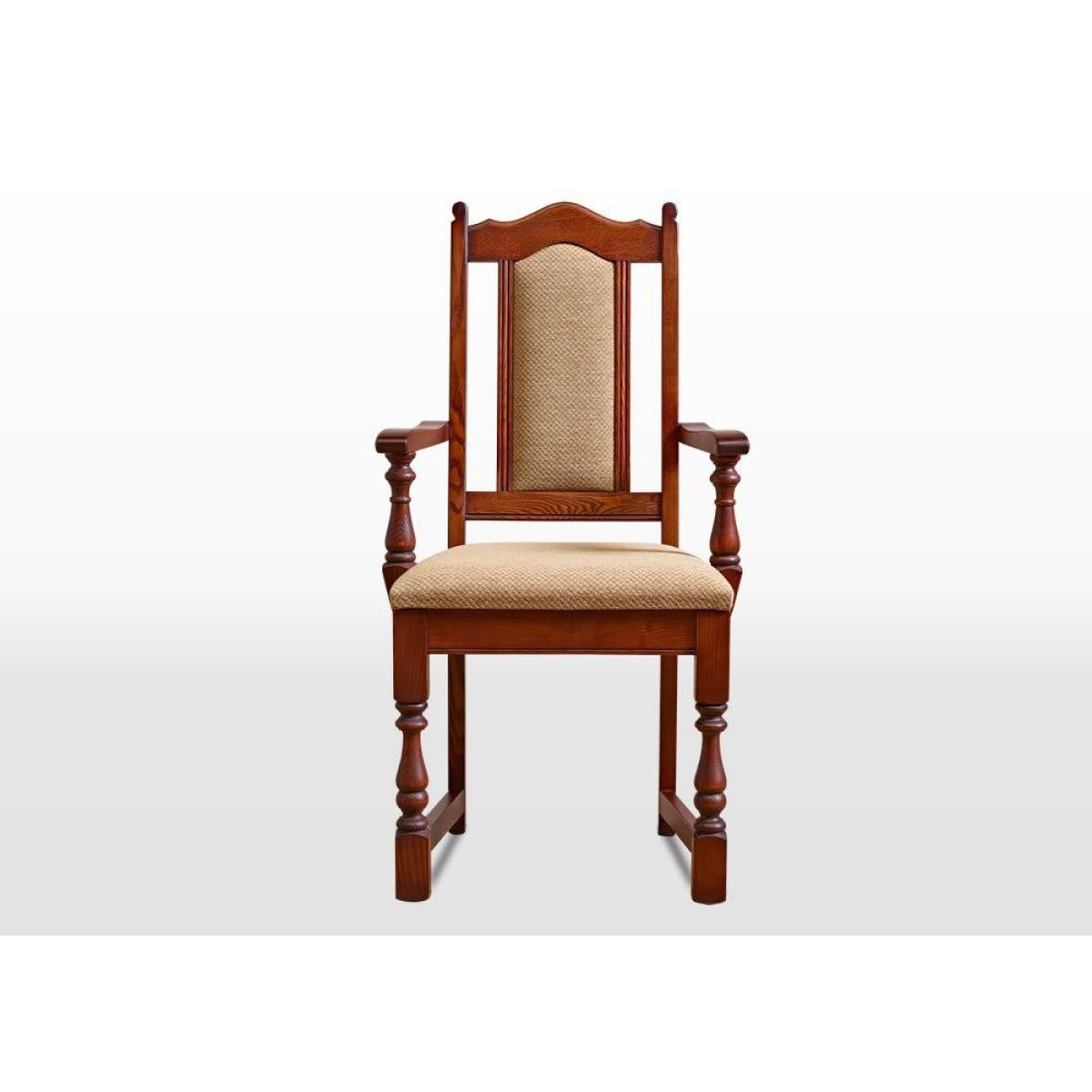 Wood Bros Old Charm Fabric Carver Chair (OC2068) – image 3