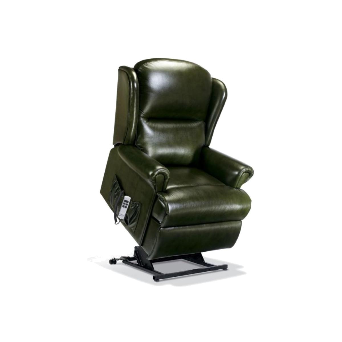 Sherborne Malvern Royale Leather 2 Motor Rise And Recliner Chair – image 1
